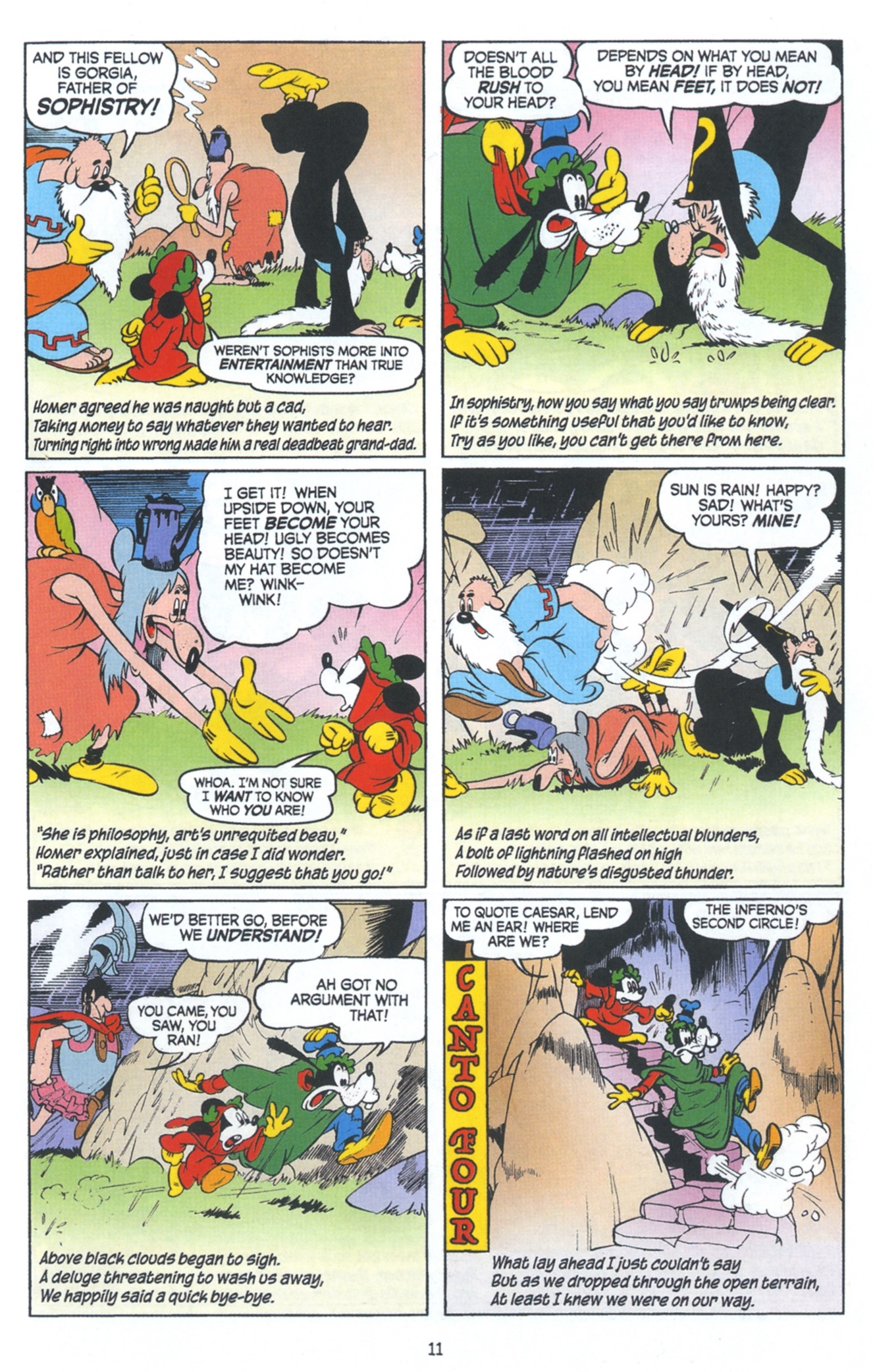 Read online Disney Great Parodies Vol. 1: Mickeys Inferno comic -  Issue # Full - 13