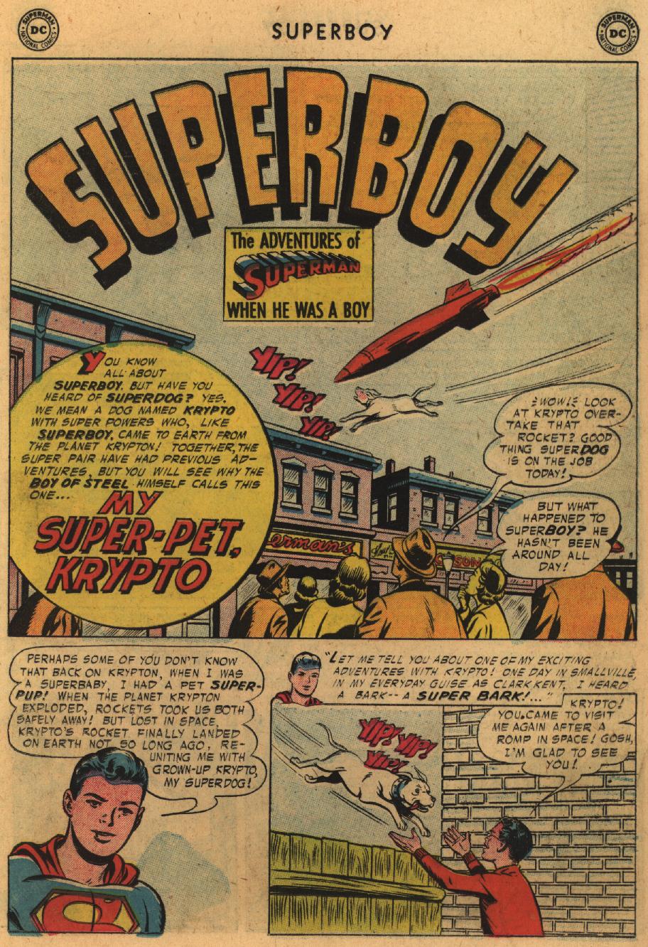 Read online Superboy (1949) comic -  Issue #51 - 11