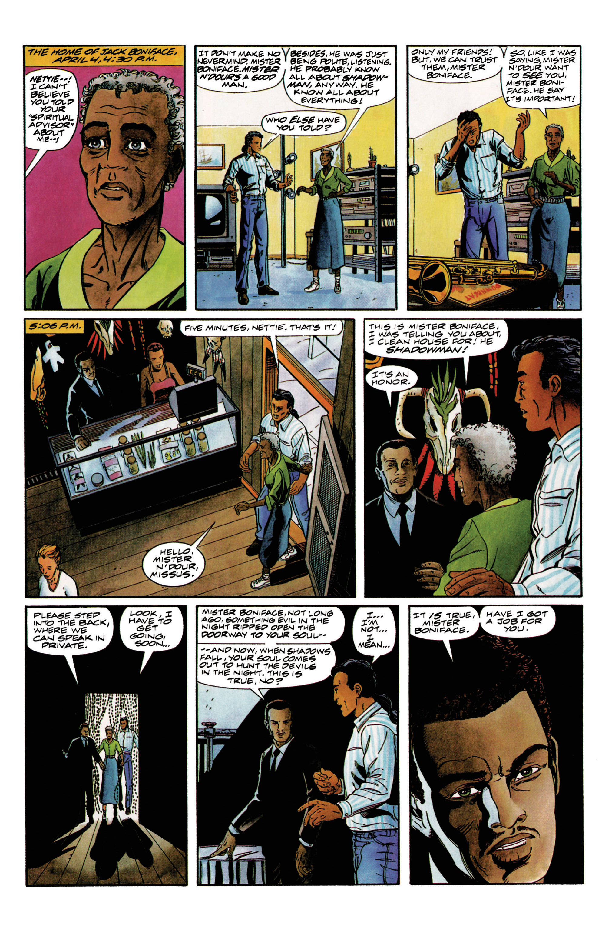 Read online Valiant Masters Shadowman comic -  Issue # TPB (Part 1) - 83