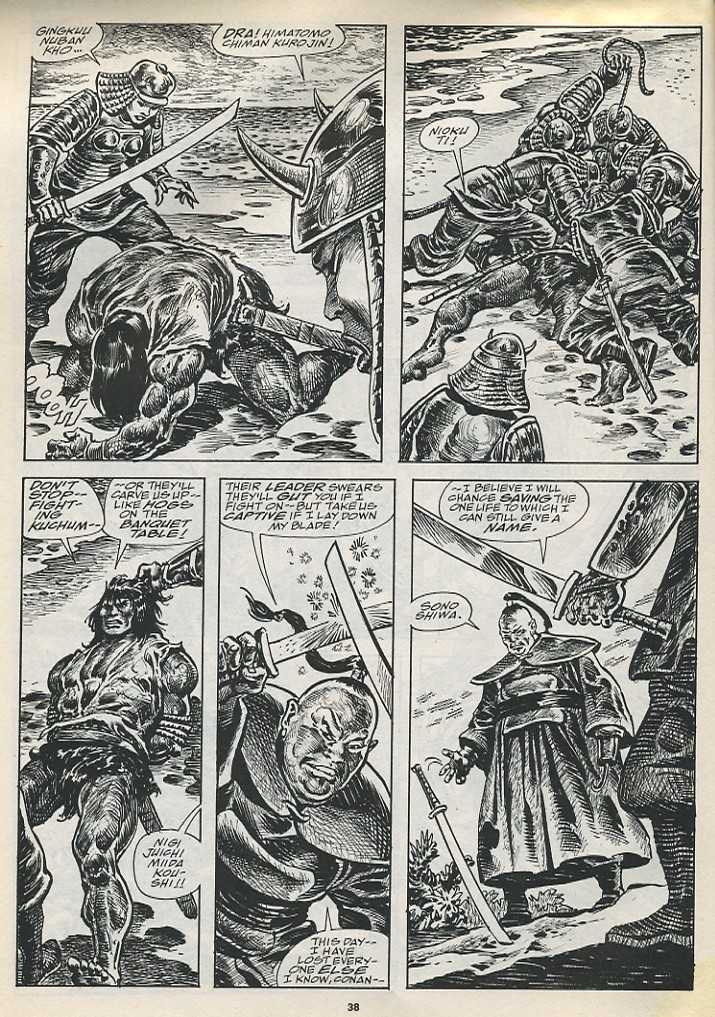 Read online The Savage Sword Of Conan comic -  Issue #194 - 40