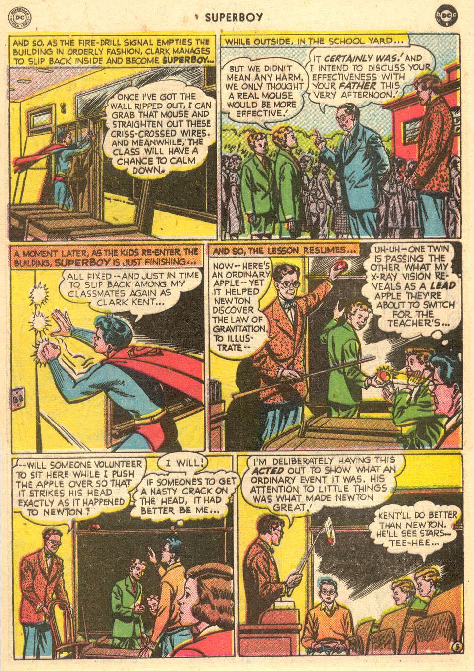 Read online Superboy (1949) comic -  Issue #13 - 34