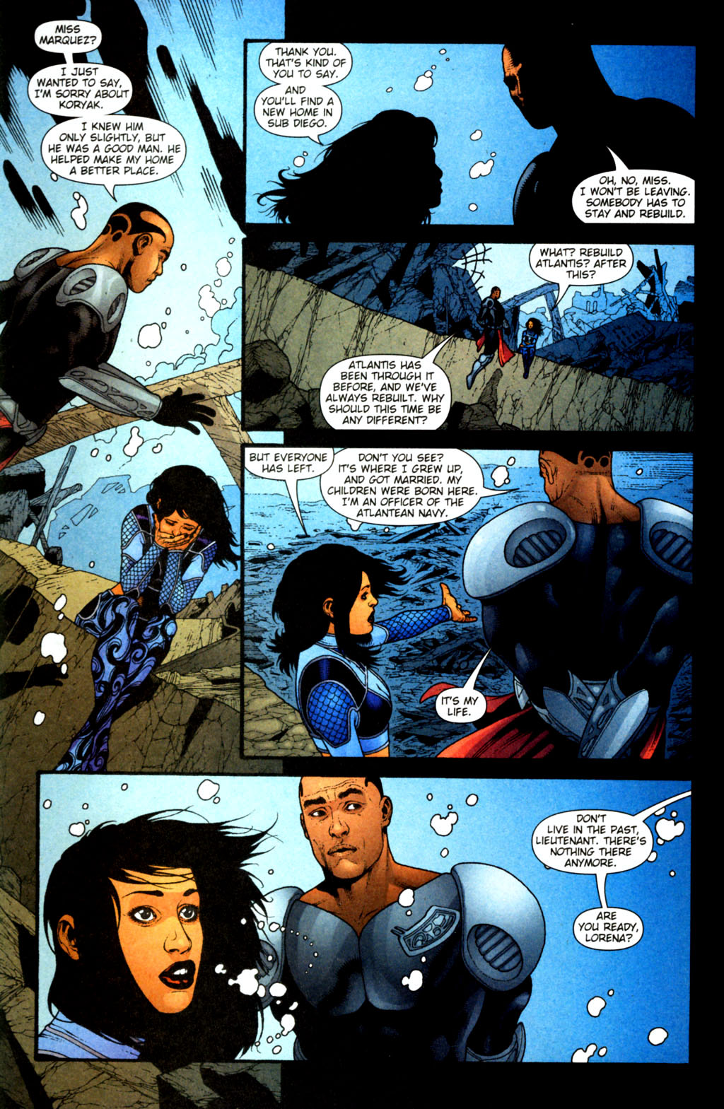 Read online Aquaman (2003) comic -  Issue #38 - 22
