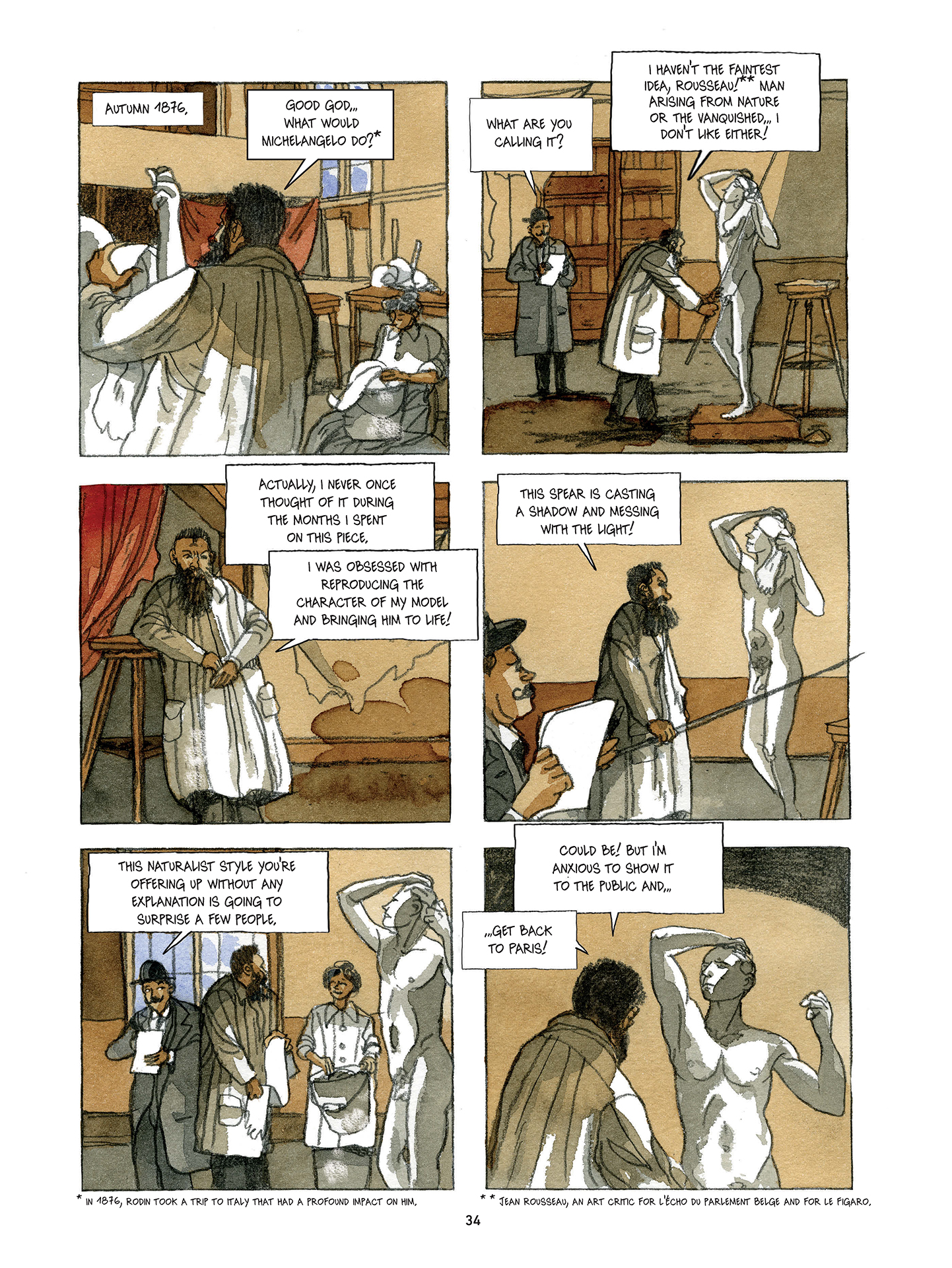 Read online Rodin: Fugit Amor, An Intimate Portrait comic -  Issue # TPB - 36