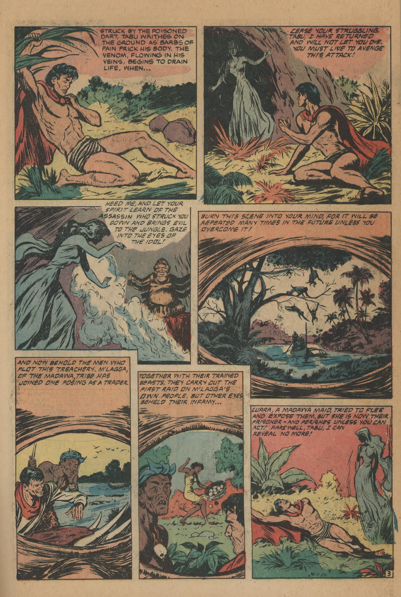 Read online Jungle Comics comic -  Issue #131 - 35