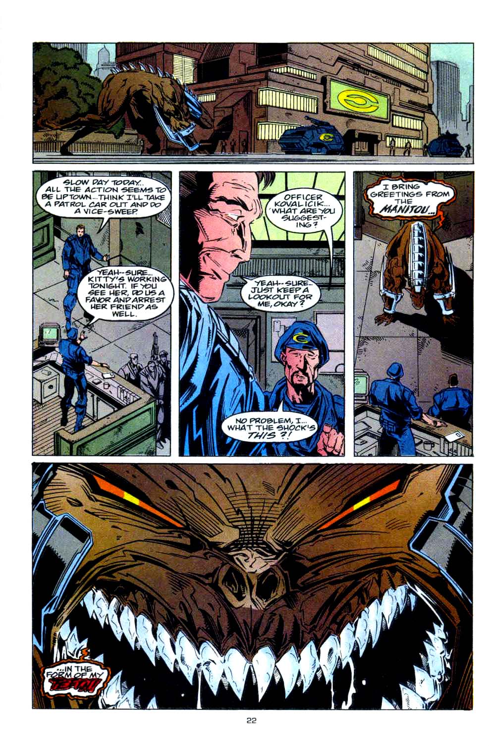 Read online Punisher 2099 comic -  Issue #25 - 16