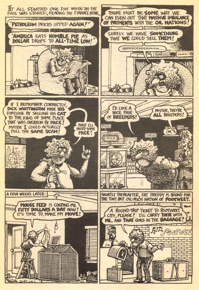 Read online Adventures of Fat Freddy's Cat comic -  Issue #5 - 4