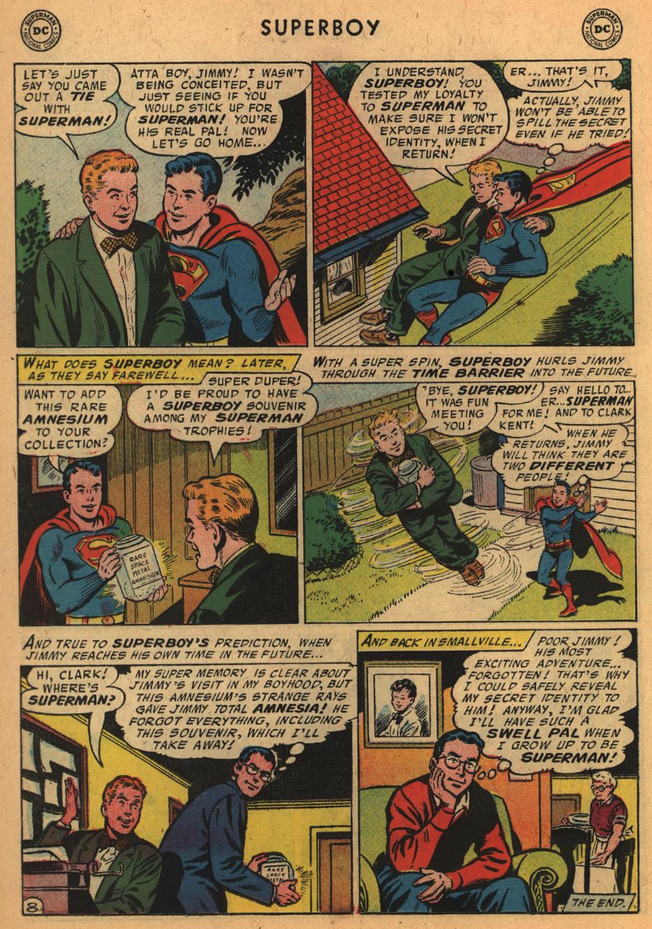 Read online Superboy (1949) comic -  Issue #55 - 18