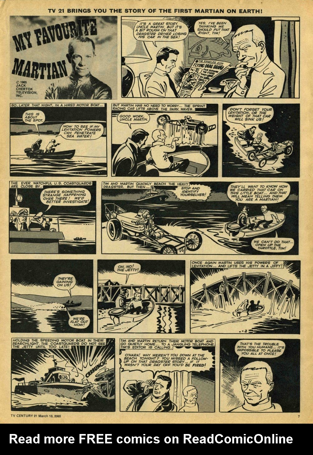 Read online TV Century 21 (TV 21) comic -  Issue #8 - 7