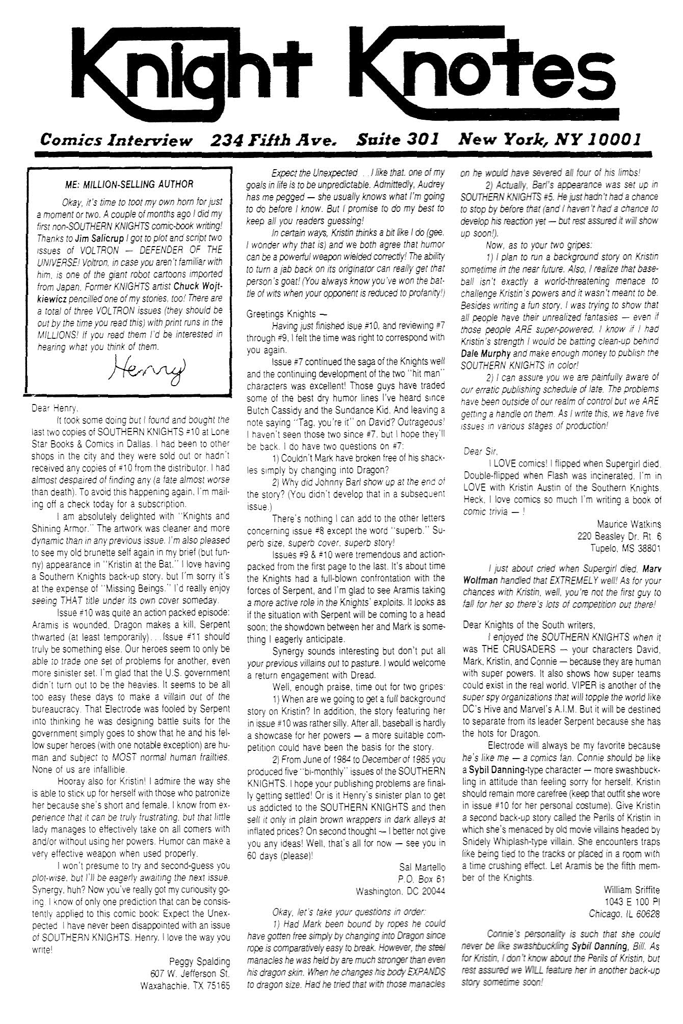 Read online Southern Knights comic -  Issue #14 - 2
