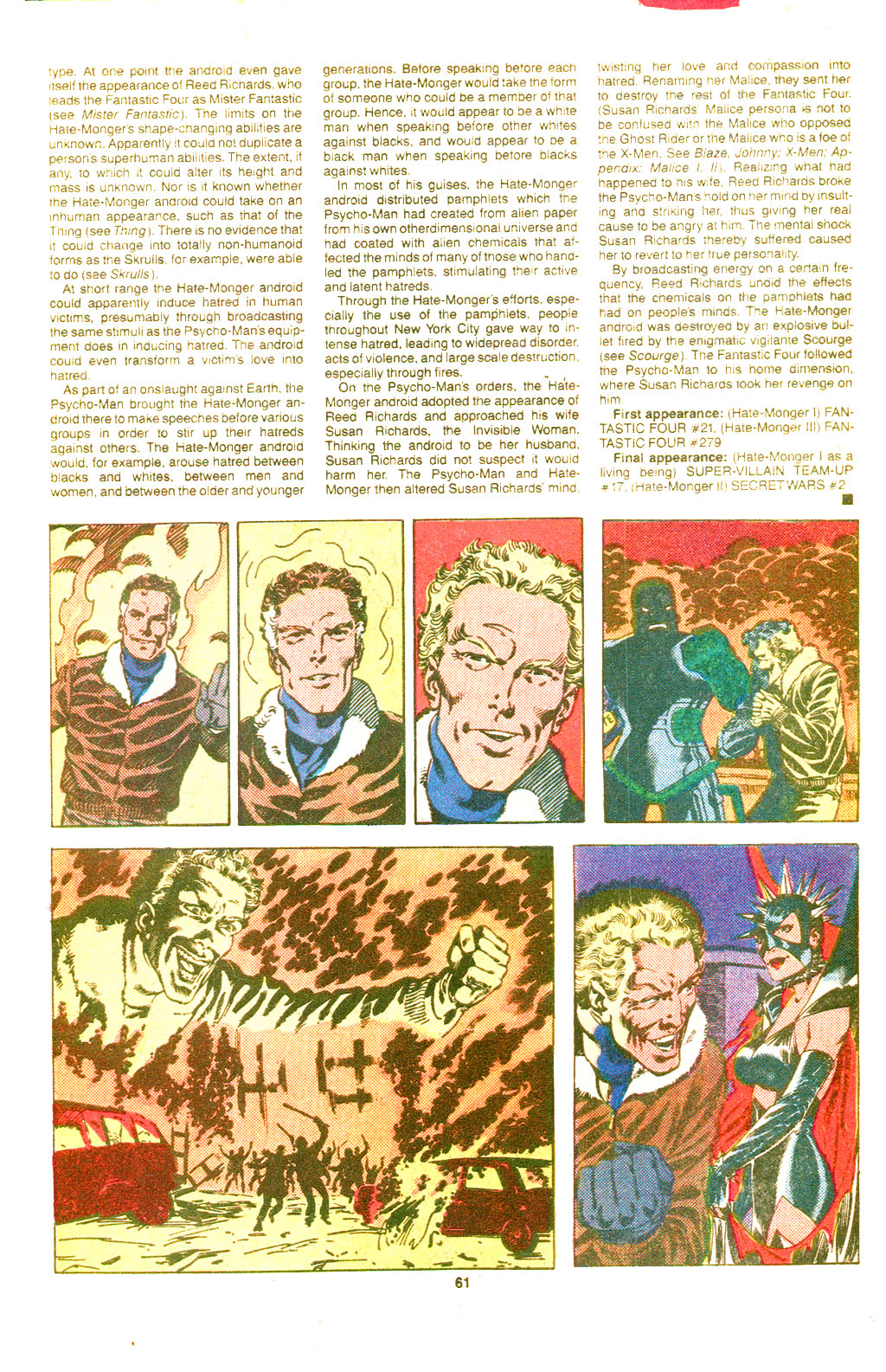 Read online The Official Handbook of the Marvel Universe Deluxe Edition comic -  Issue #17 - 63