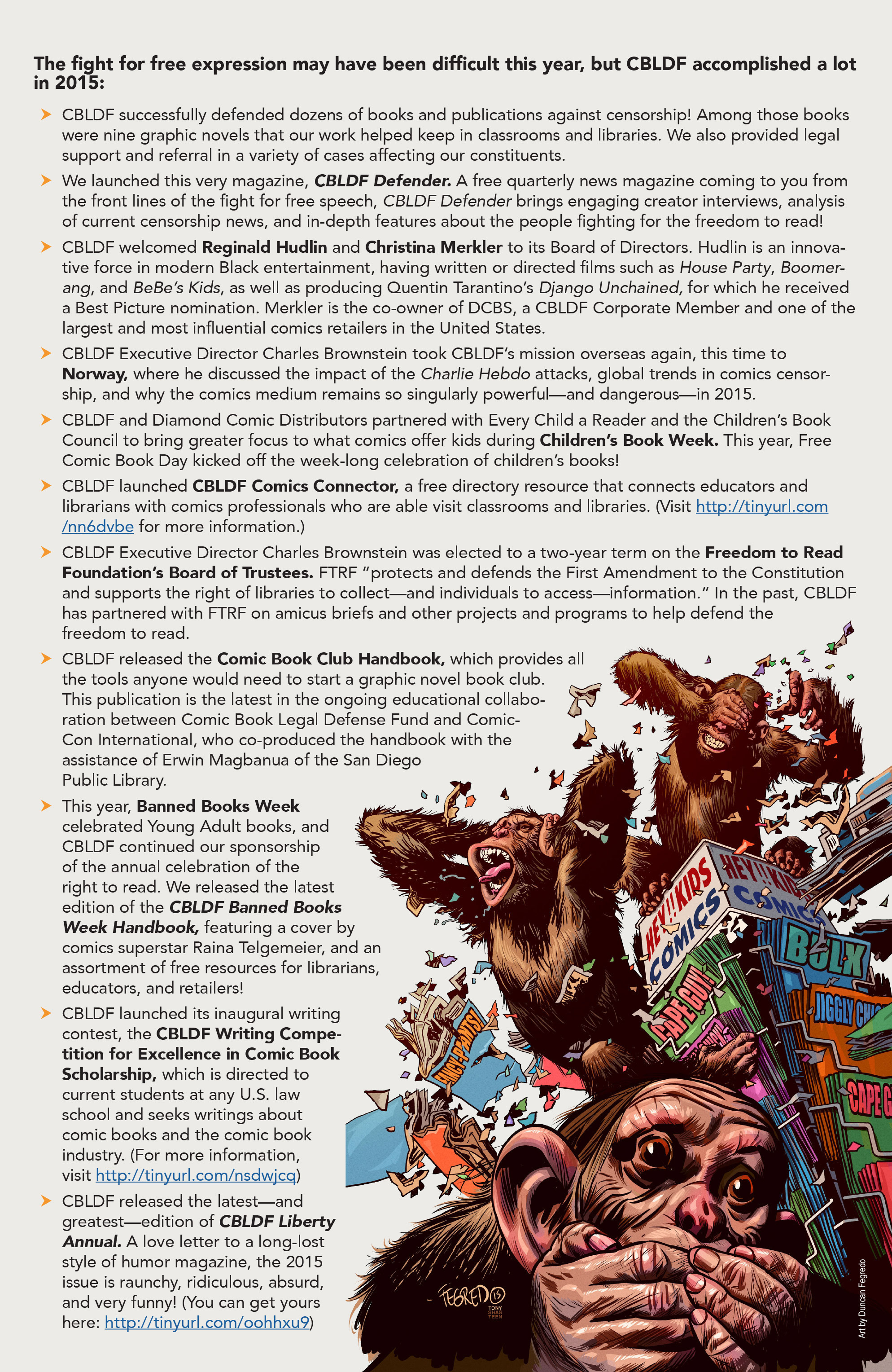 Read online CBLDF Defender comic -  Issue #4 - 11