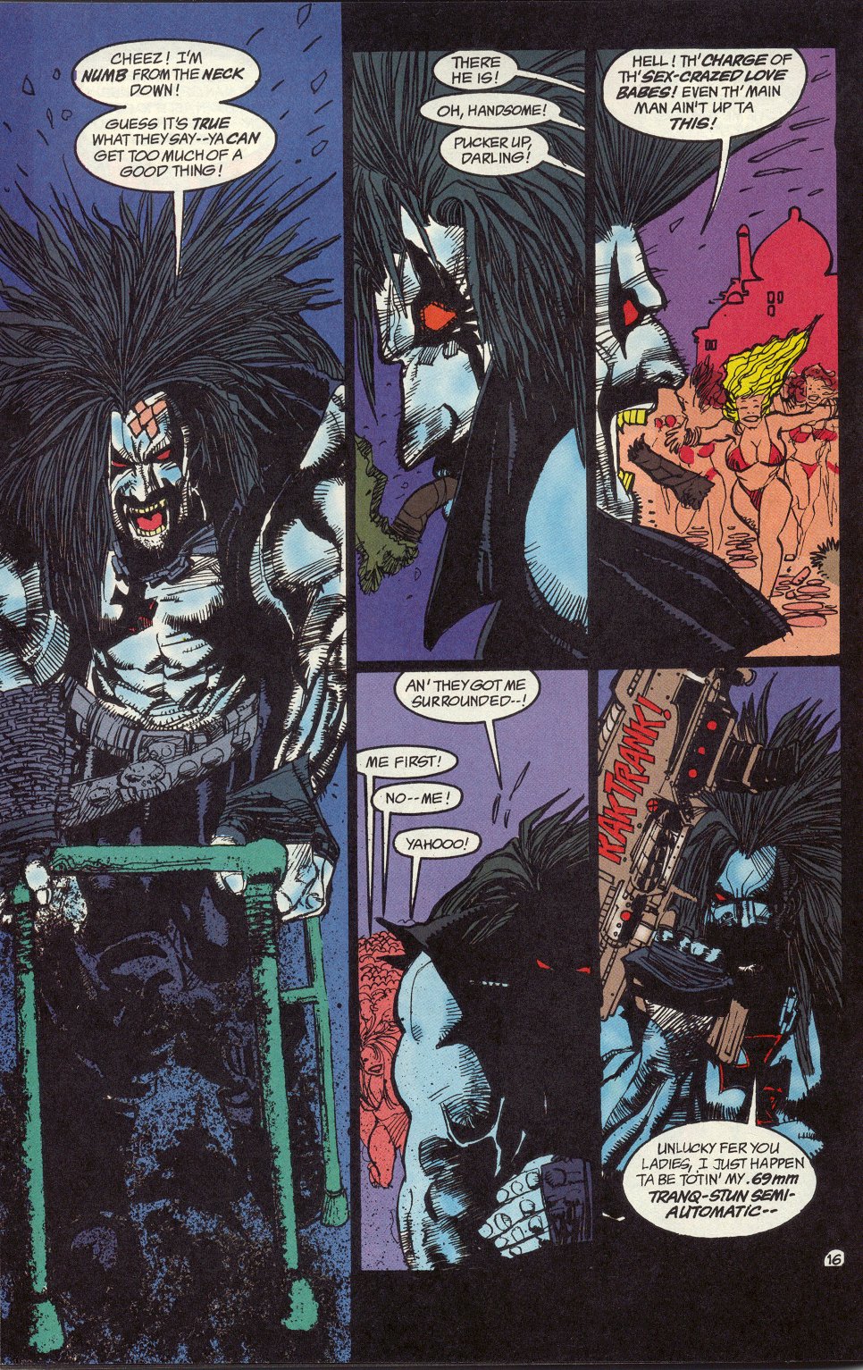 Read online Lobo: Blazing Chain of Love comic -  Issue # Full - 16