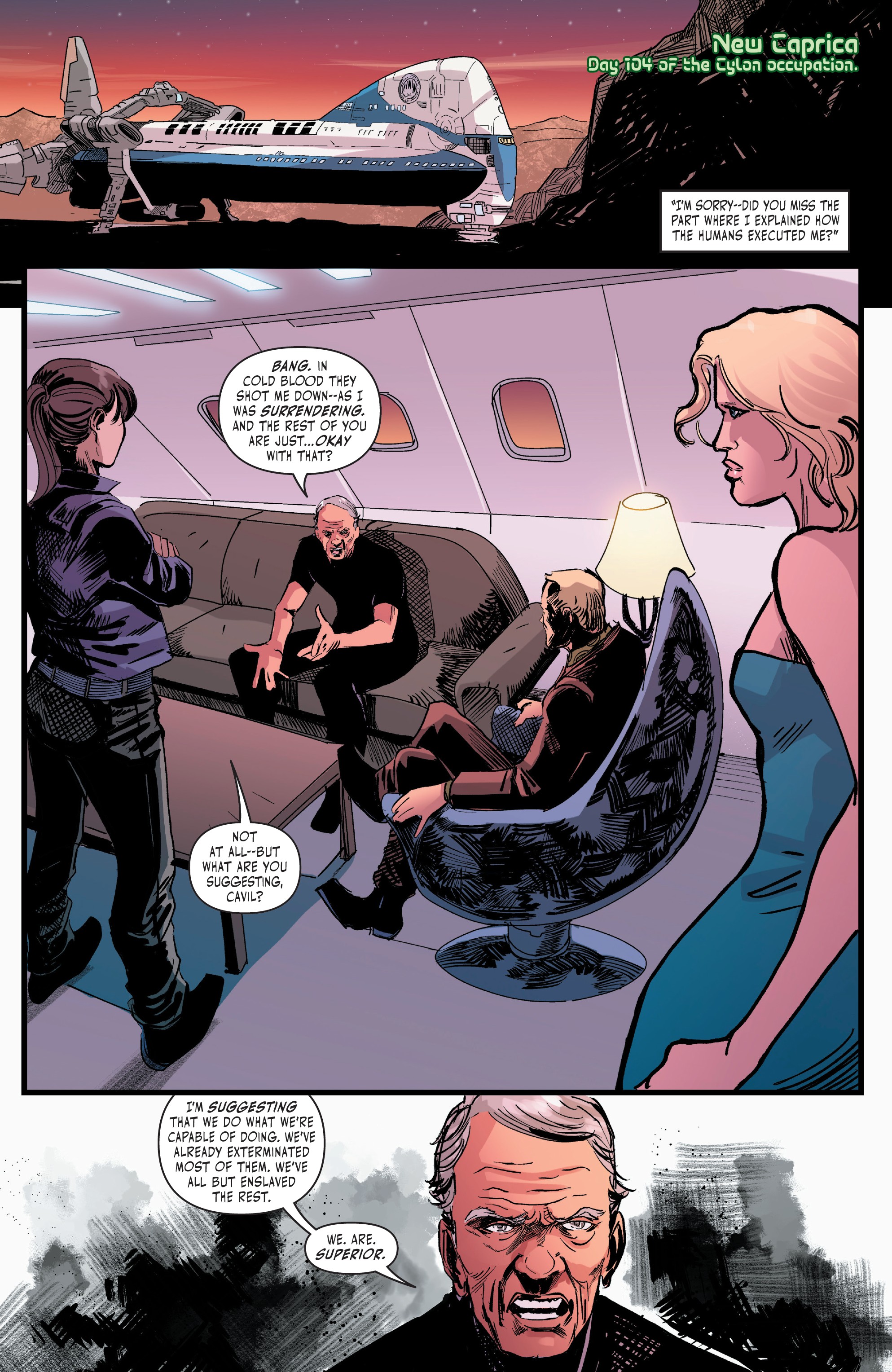 Read online Battlestar Galactica: Twilight Command comic -  Issue #2 - 11