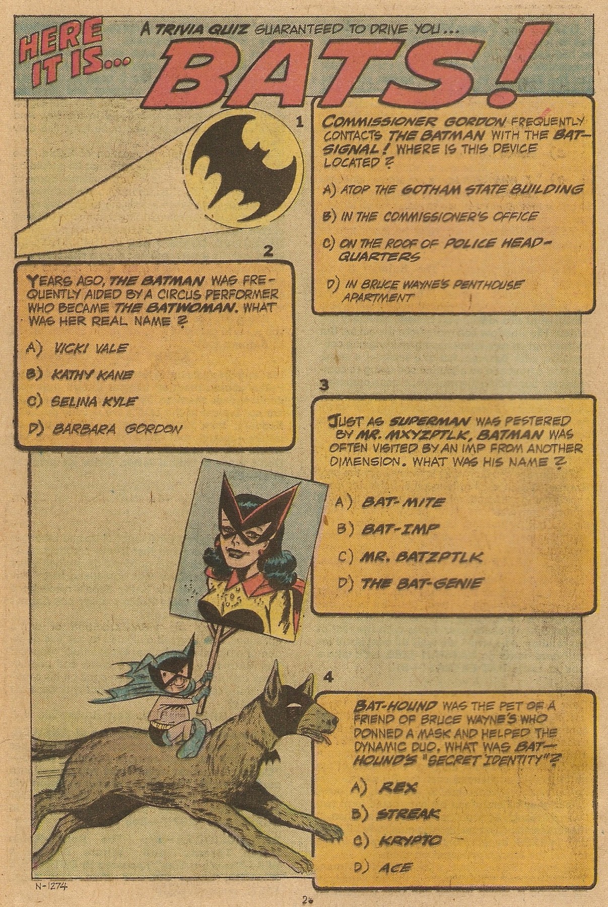 Read online Batman (1940) comic -  Issue #262 - 28