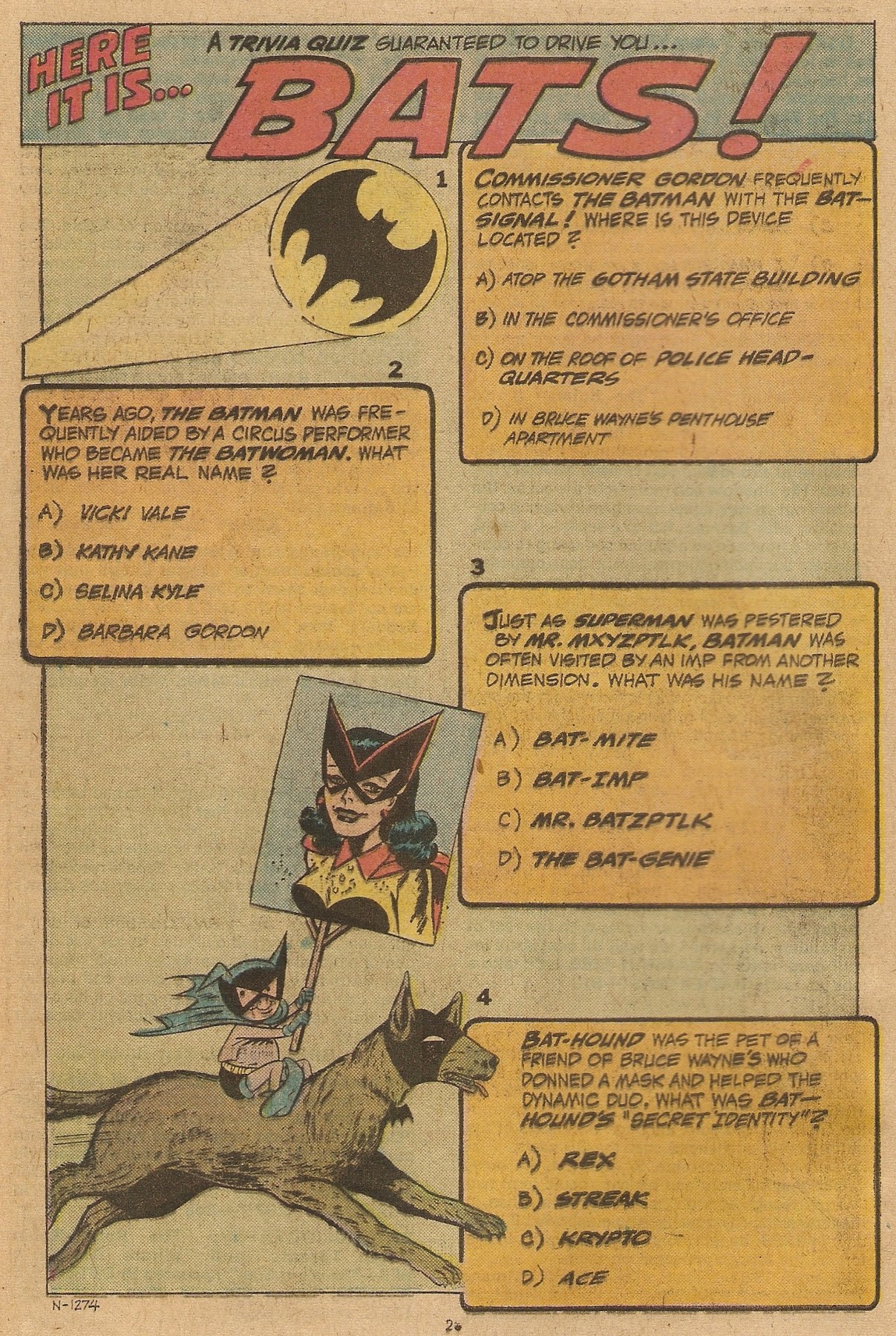 Read online Batman (1940) comic -  Issue #262 - 28