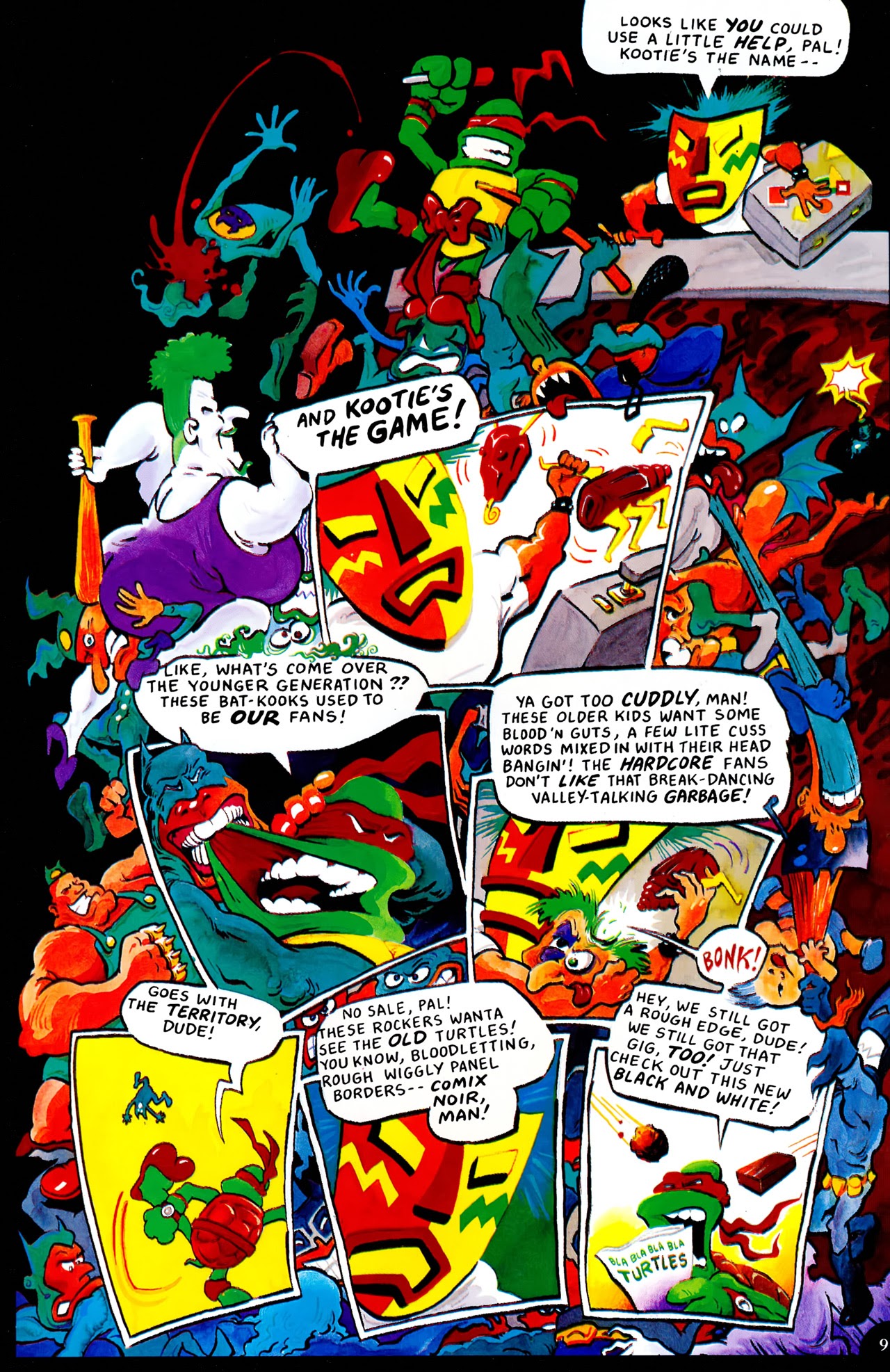 Read online Green-Grey Sponge-Suit Sushi Turtles comic -  Issue # Full - 11