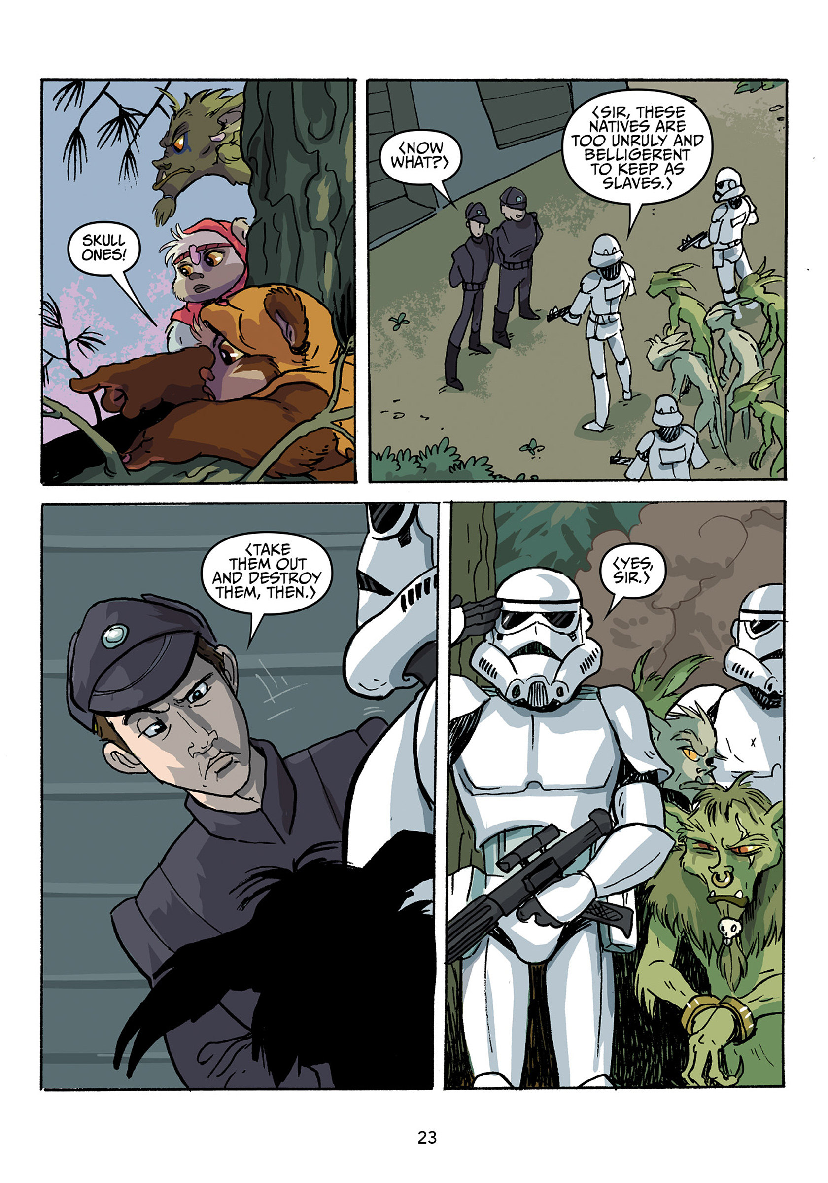 Read online Star Wars: Ewoks - Shadows of Endor comic -  Issue # TPB - 24