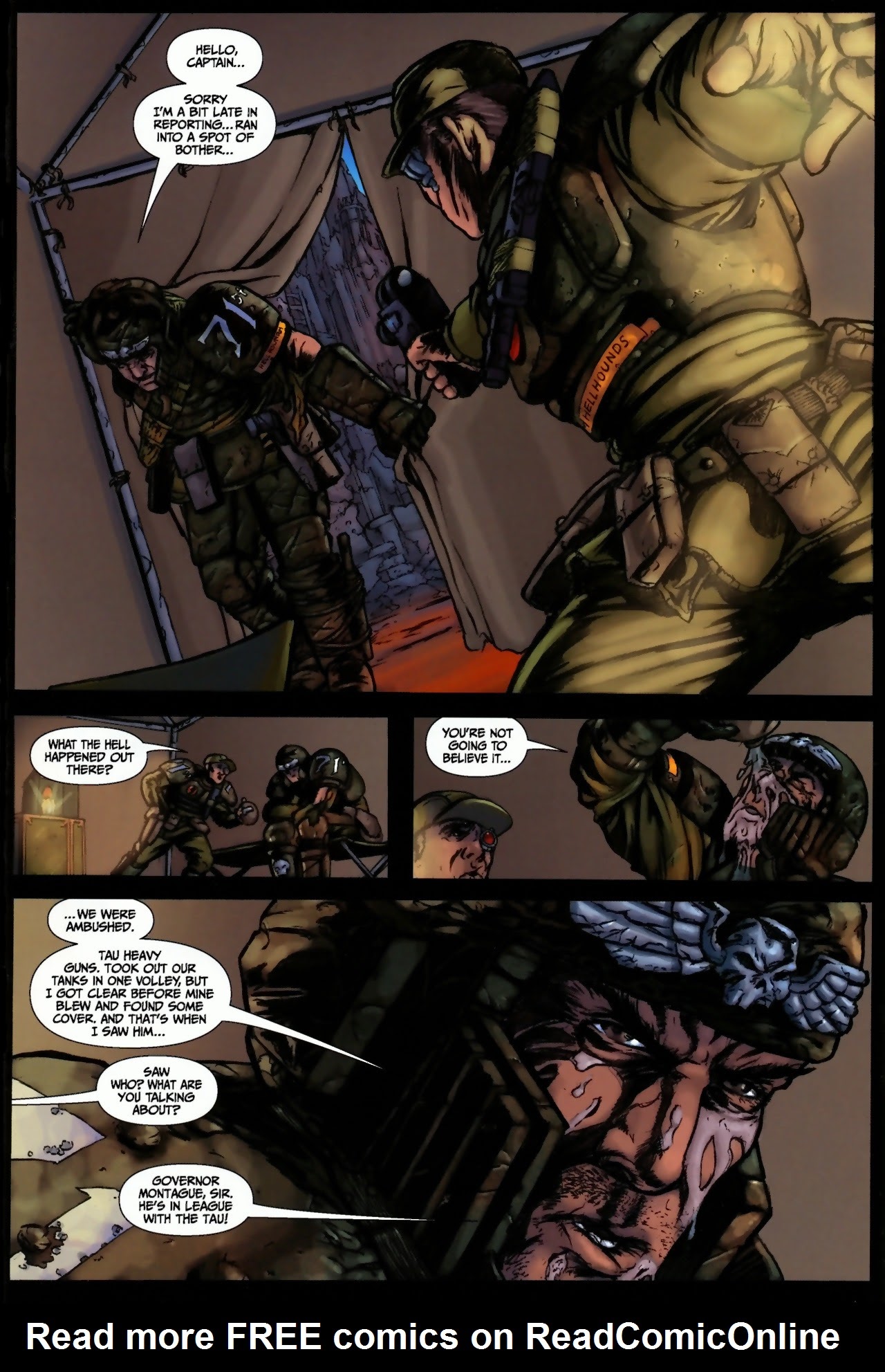 Read online Warhammer 40,000: Fire & Honour comic -  Issue #2 - 7
