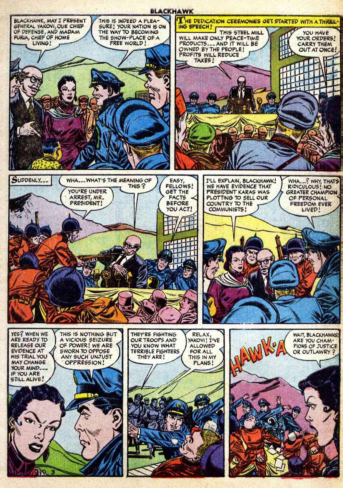 Read online Blackhawk (1957) comic -  Issue #96 - 4