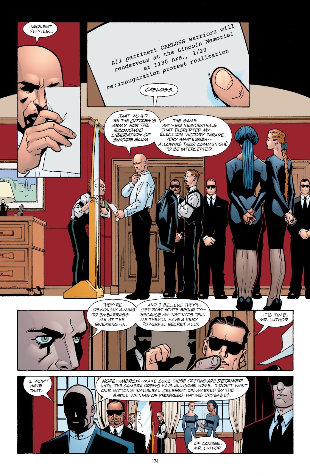 Superman: President Luthor issue TPB - Page 166