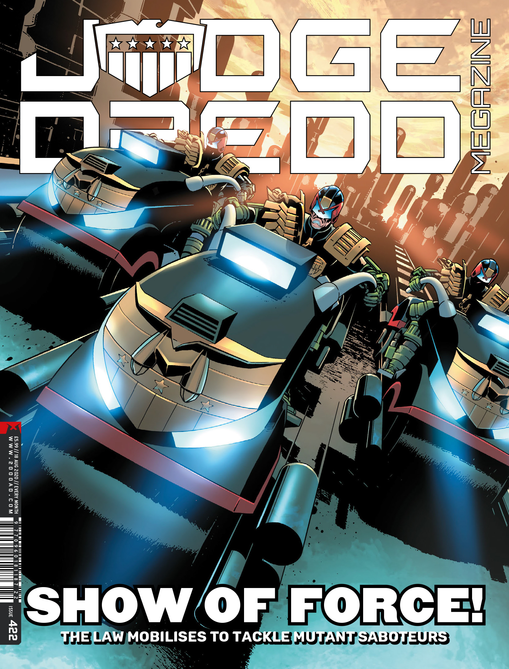 Read online Judge Dredd Megazine (Vol. 5) comic -  Issue #422 - 1