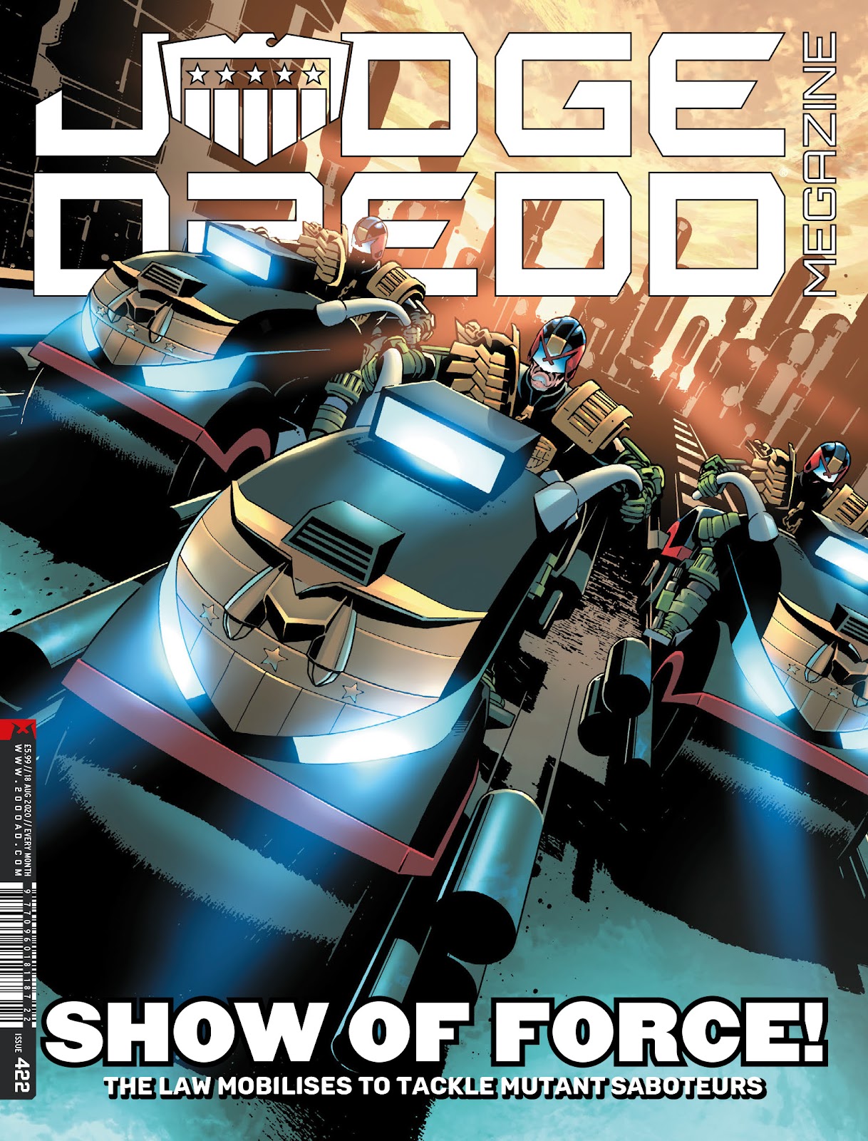 Judge Dredd Megazine (Vol. 5) issue 422 - Page 1