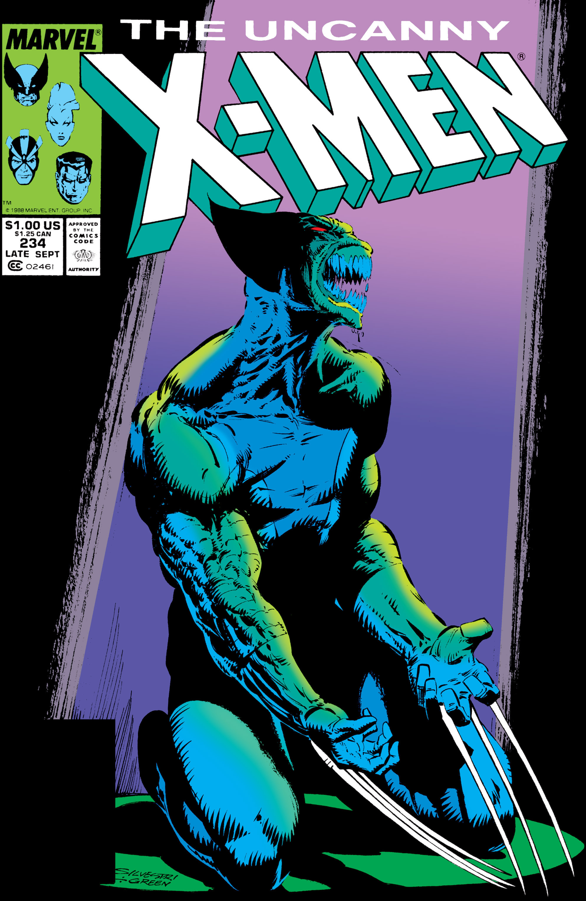 Read online Uncanny X-Men (1963) comic -  Issue #234 - 1