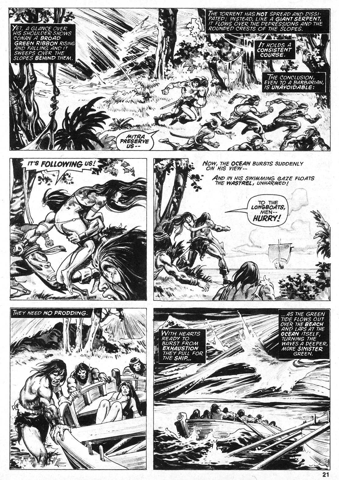 Read online The Savage Sword Of Conan comic -  Issue #23 - 21