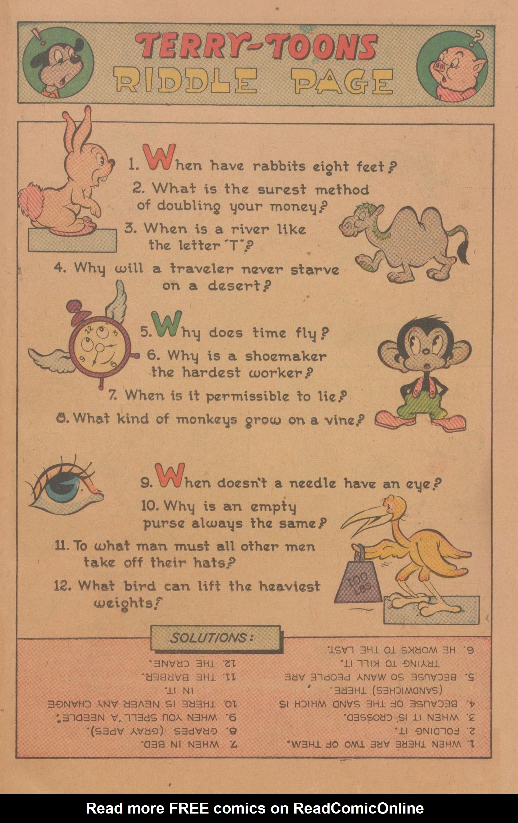 Read online Terry-Toons Comics comic -  Issue #40 - 19