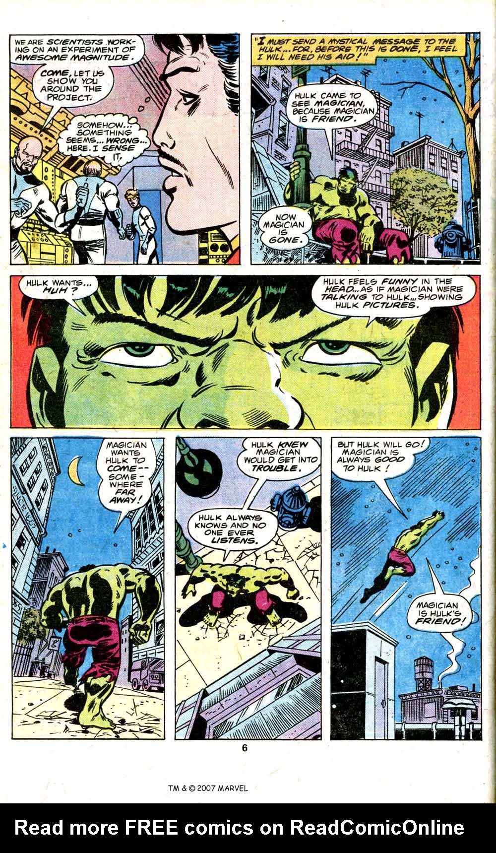 Read online The Incredible Hulk Annual comic -  Issue #6 - 8