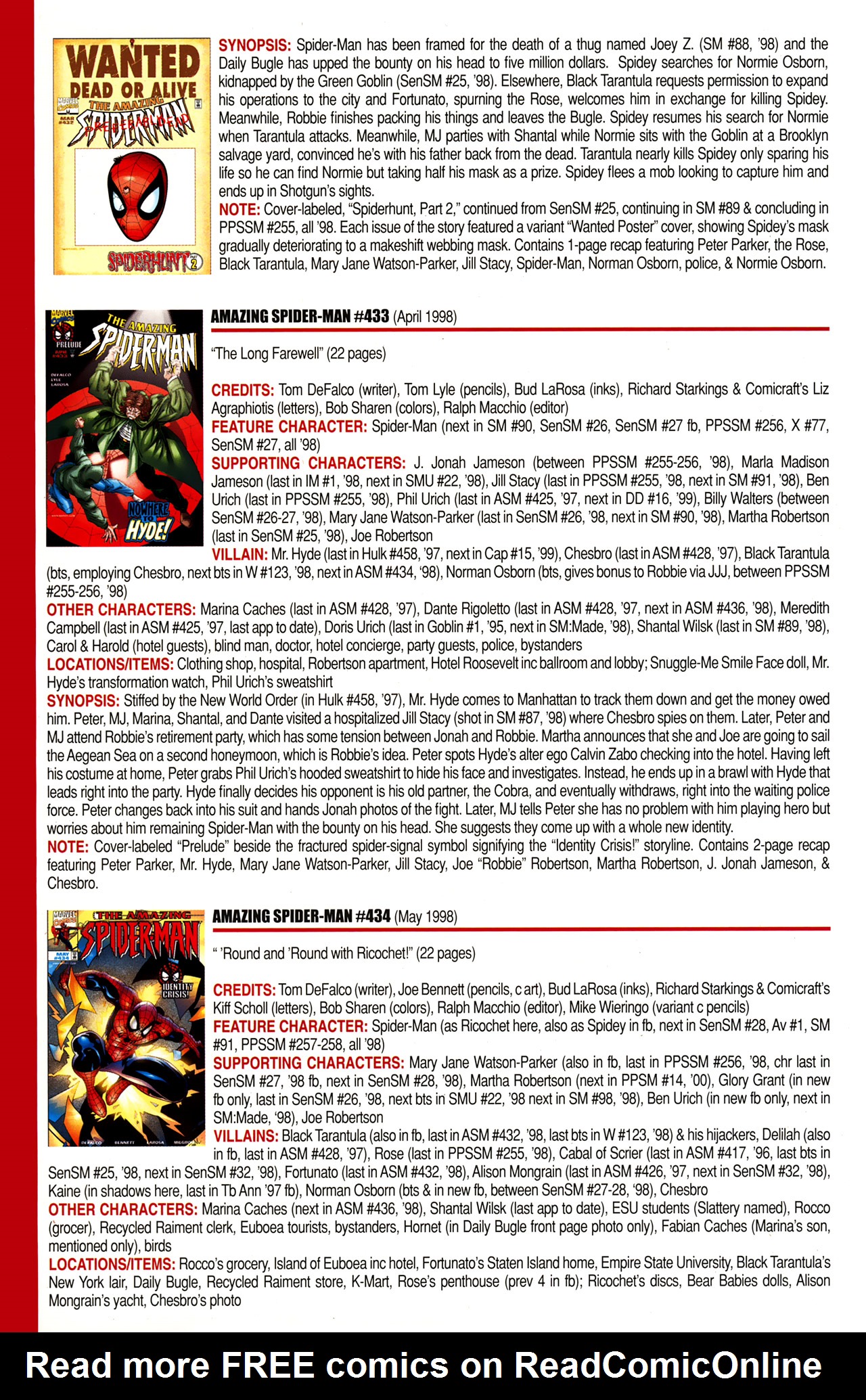 Read online Official Index to the Marvel Universe comic -  Issue #10 - 22
