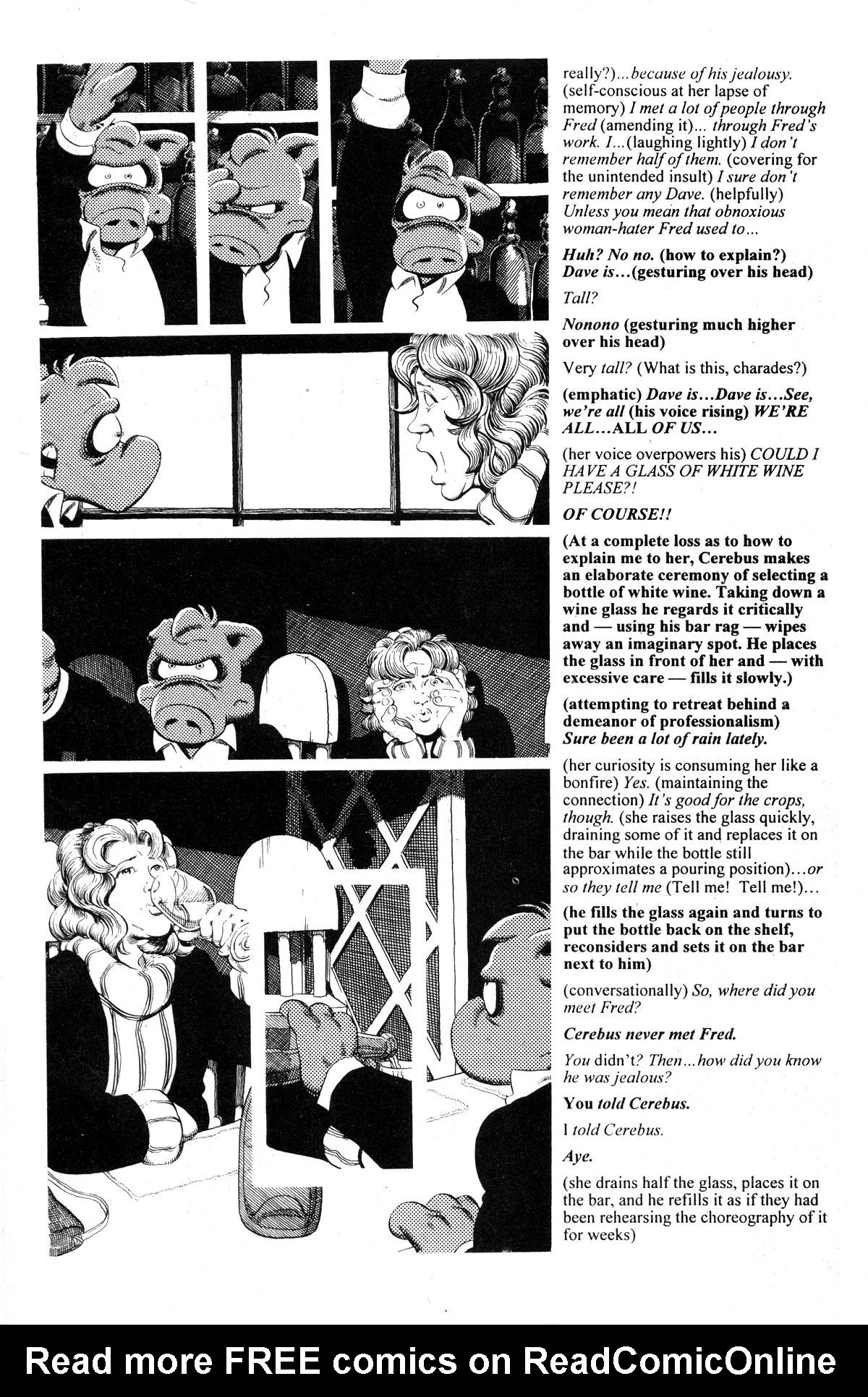 Read online Cerebus comic -  Issue #216 - 6