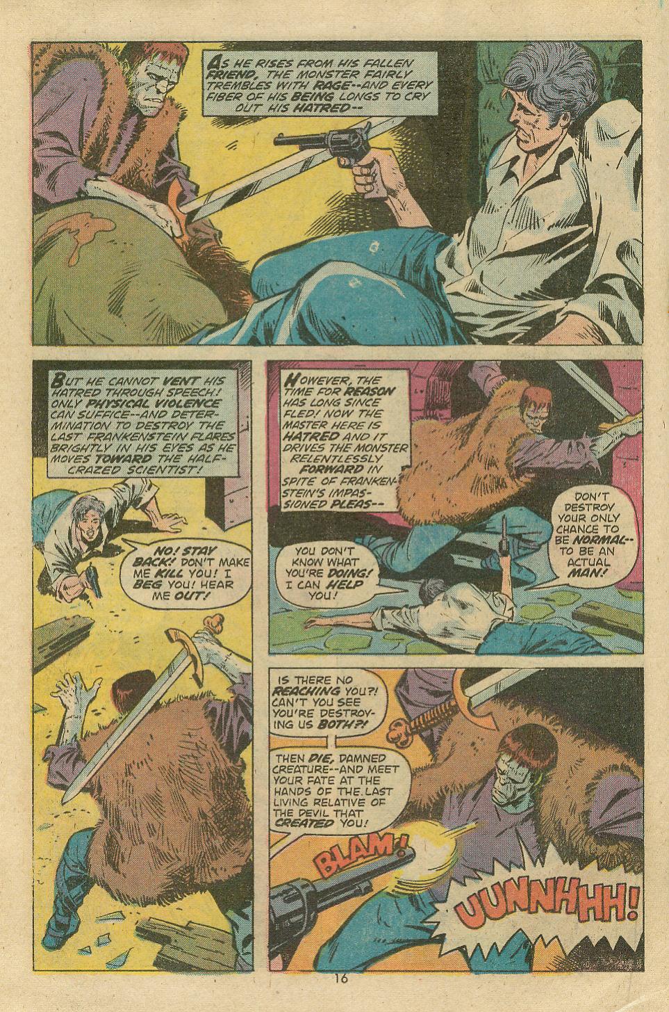 Read online Frankenstein (1973) comic -  Issue #11 - 11