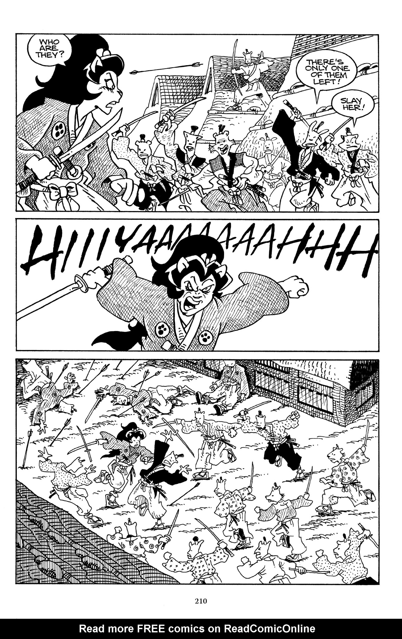 Read online The Usagi Yojimbo Saga comic -  Issue # TPB 5 - 207
