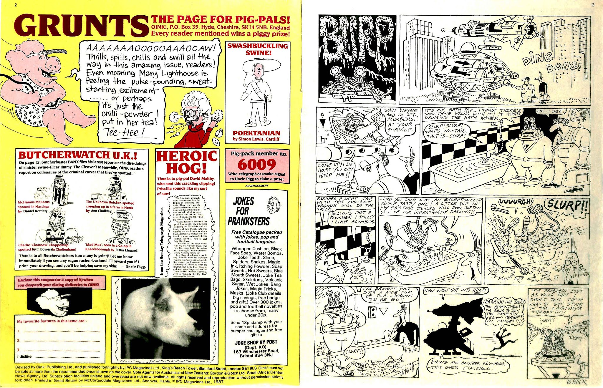 Read online Oink! comic -  Issue #34 - 2