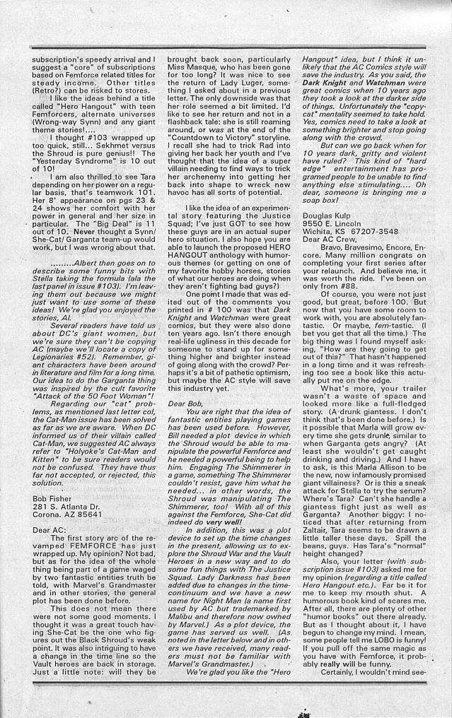 Read online Femforce comic -  Issue #104 - 27