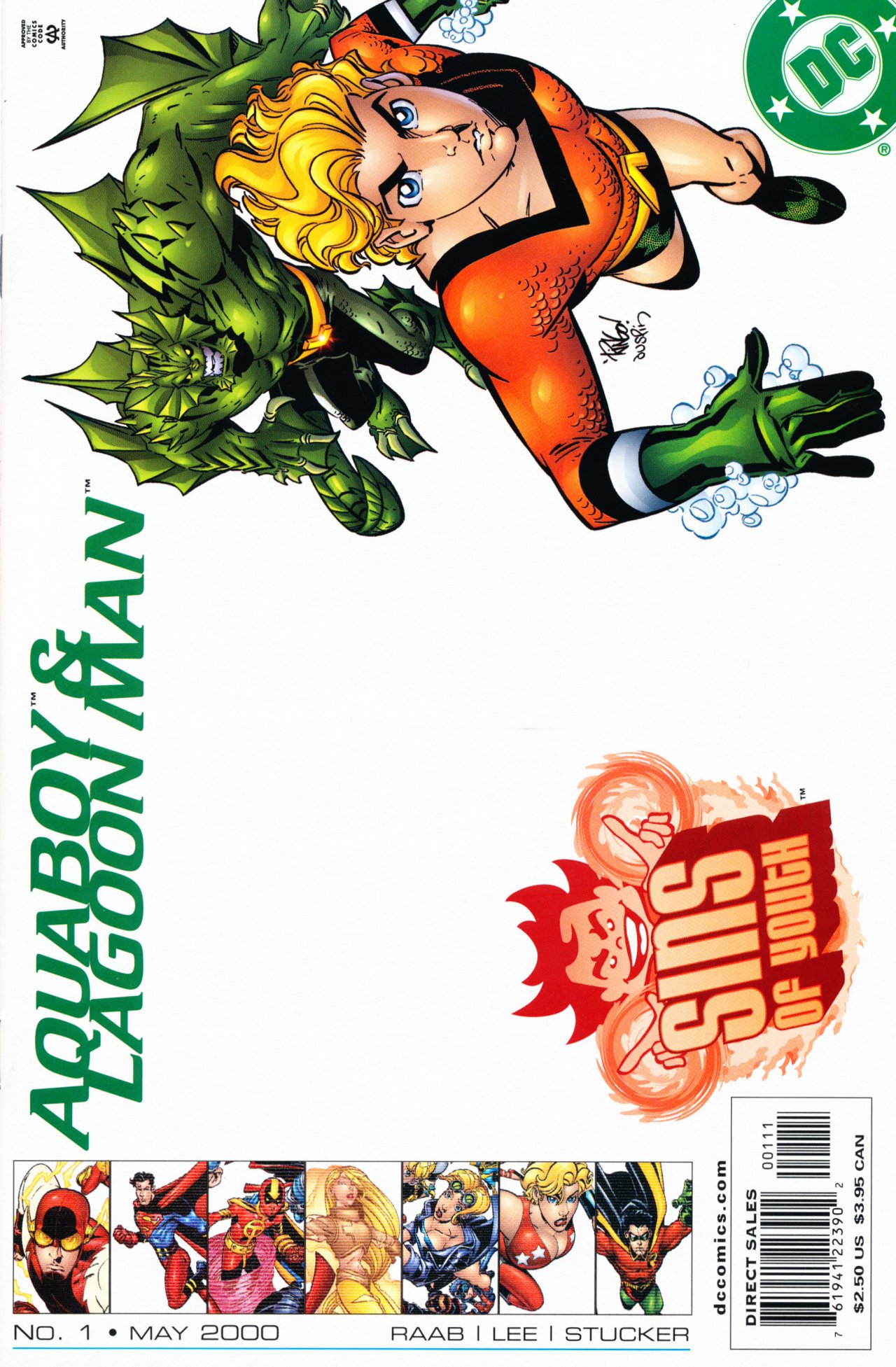 Read online Sins of Youth comic -  Issue # Aquaboy and Lagoon Man - 1