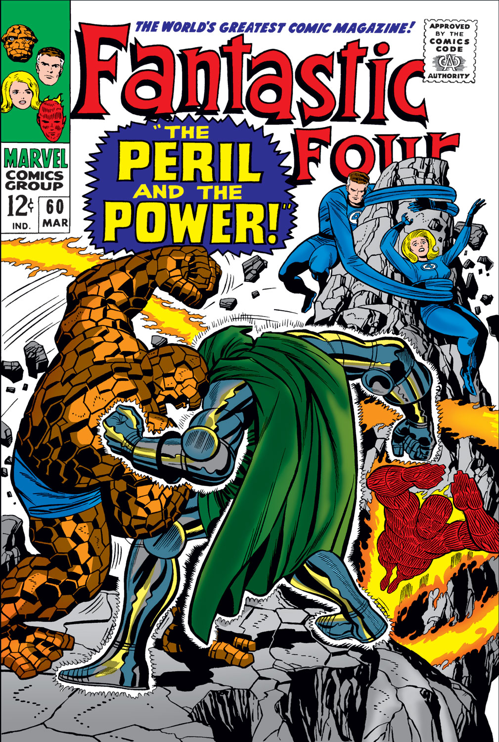 Read online Fantastic Four (1961) comic -  Issue #60 - 1
