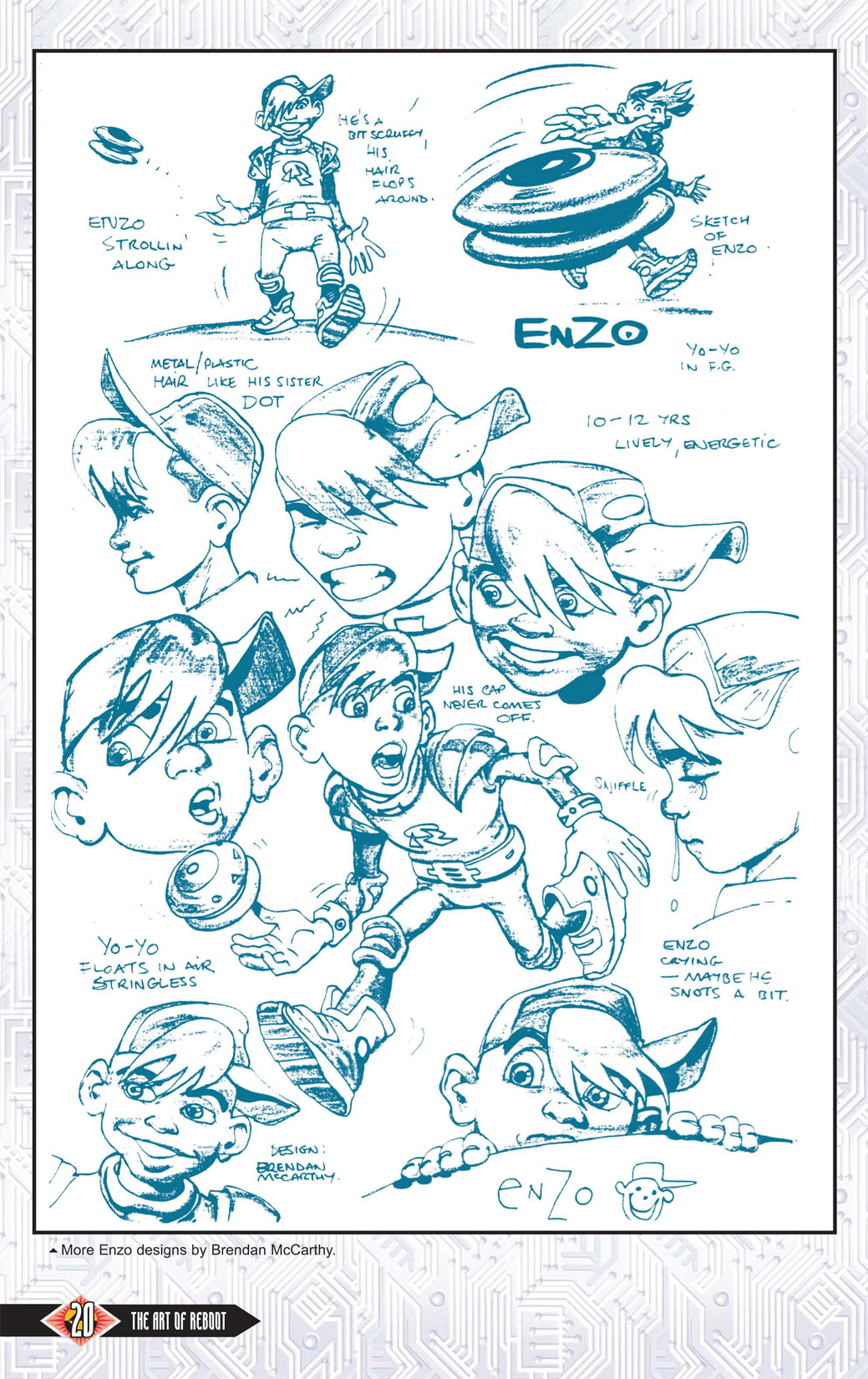 Read online The Art of Reboot comic -  Issue # TPB - 20