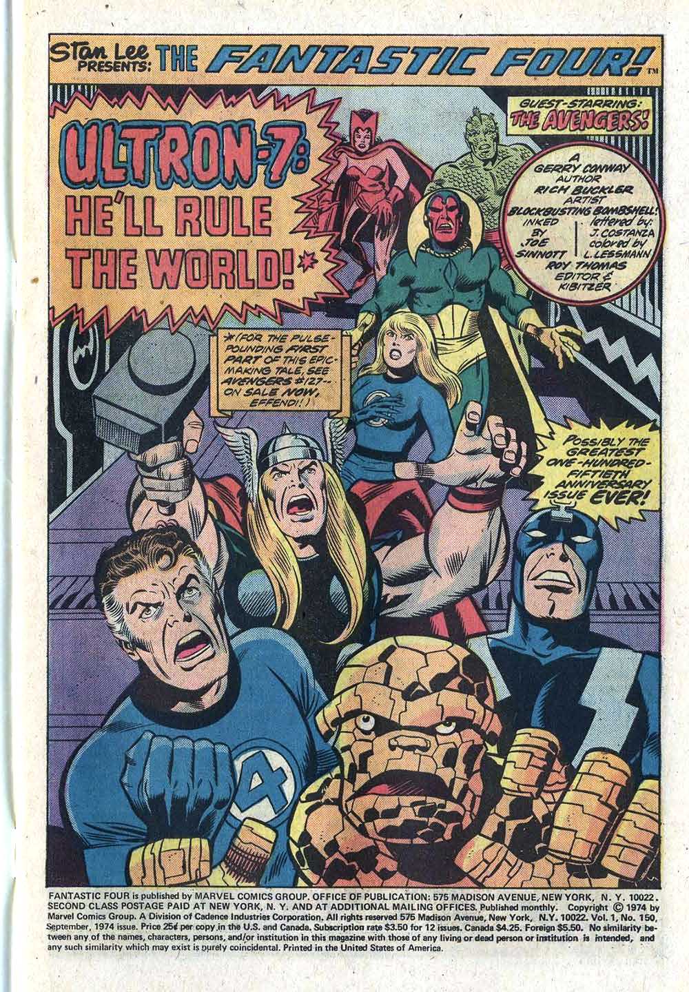 Read online The Avengers (1963) comic -  Issue #127b - 3