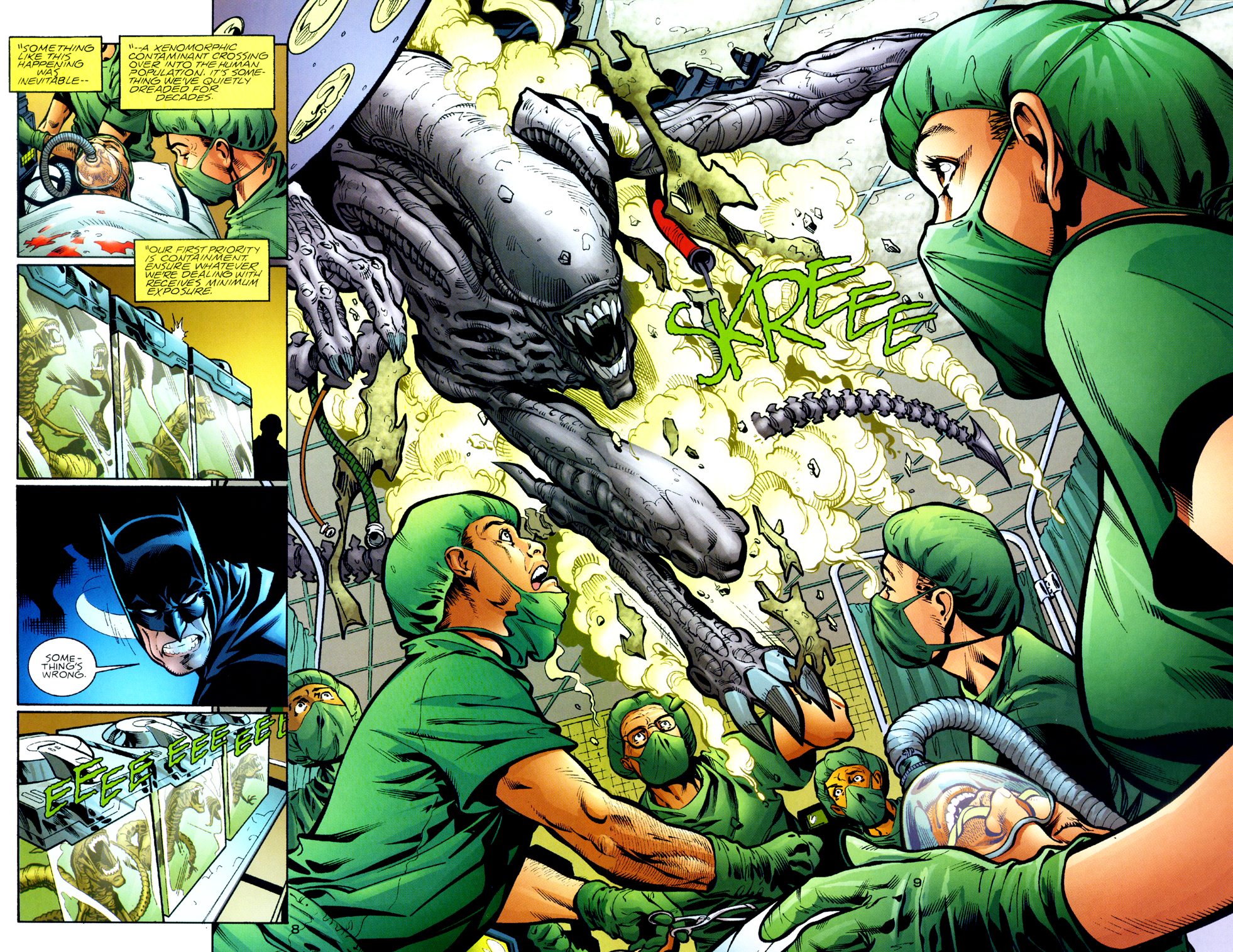 Read online Batman/Aliens II comic -  Issue #2 - 10
