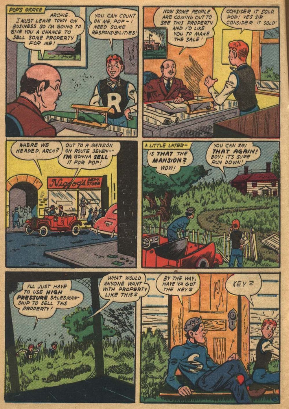 Read online Pep Comics comic -  Issue #50 - 4