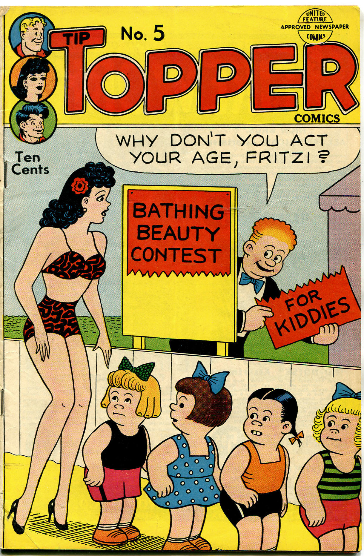Read online Tip Topper Comics comic -  Issue #5 - 1