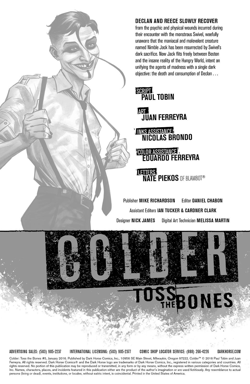 Colder: Toss the Bones issue 5 - Page 2