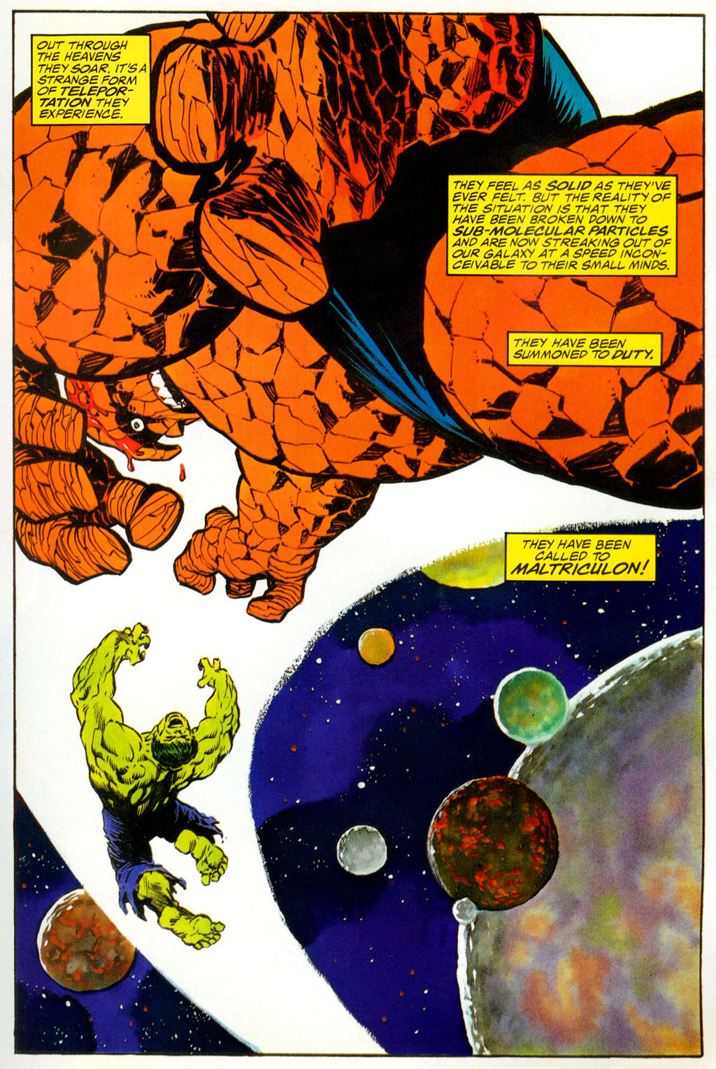 Read online Marvel Graphic Novel comic -  Issue #29 - Hulk & Thing - The Big Change - 12