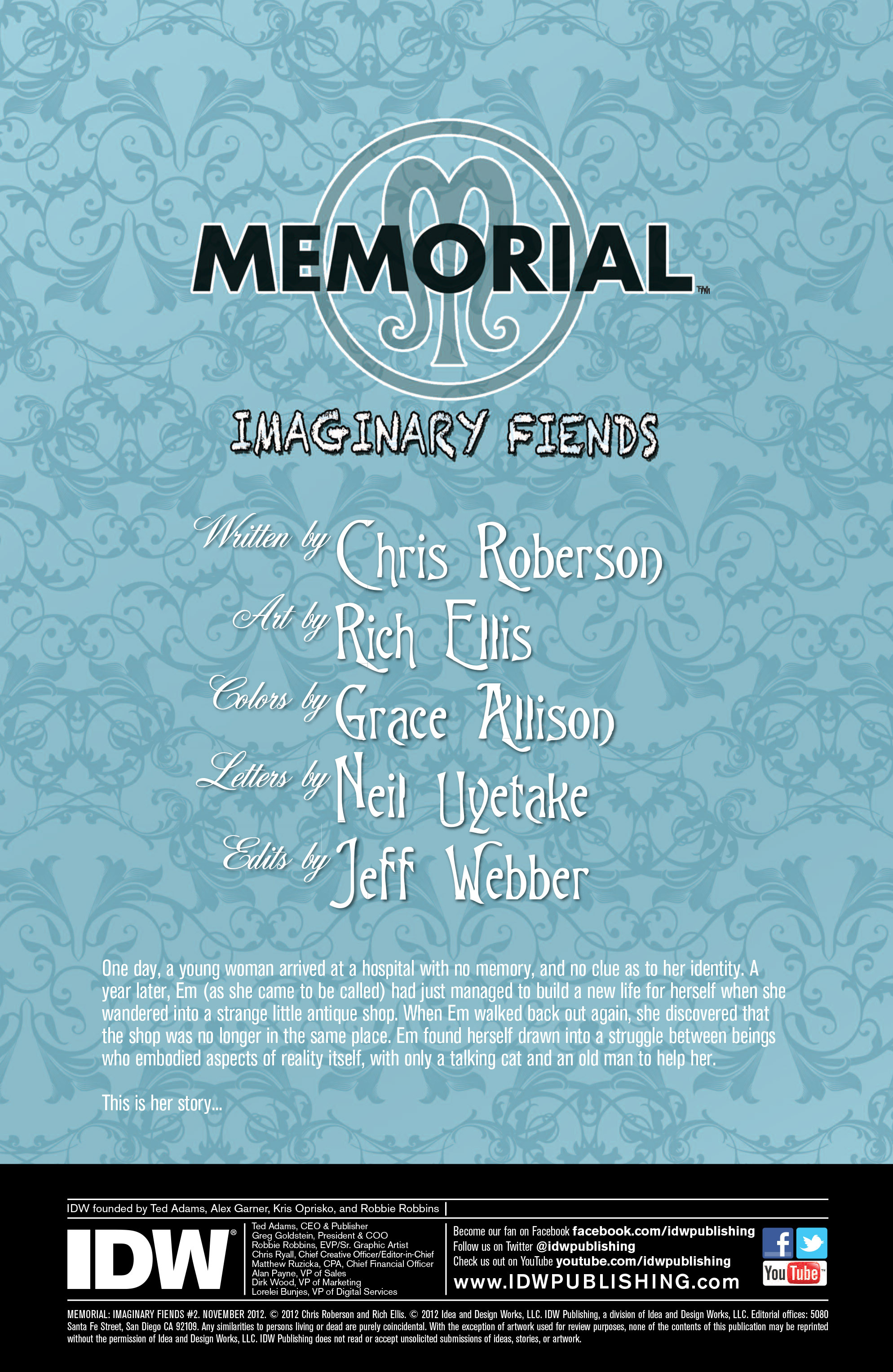 Read online Memorial: Imaginary Fiends comic -  Issue #2 - 2