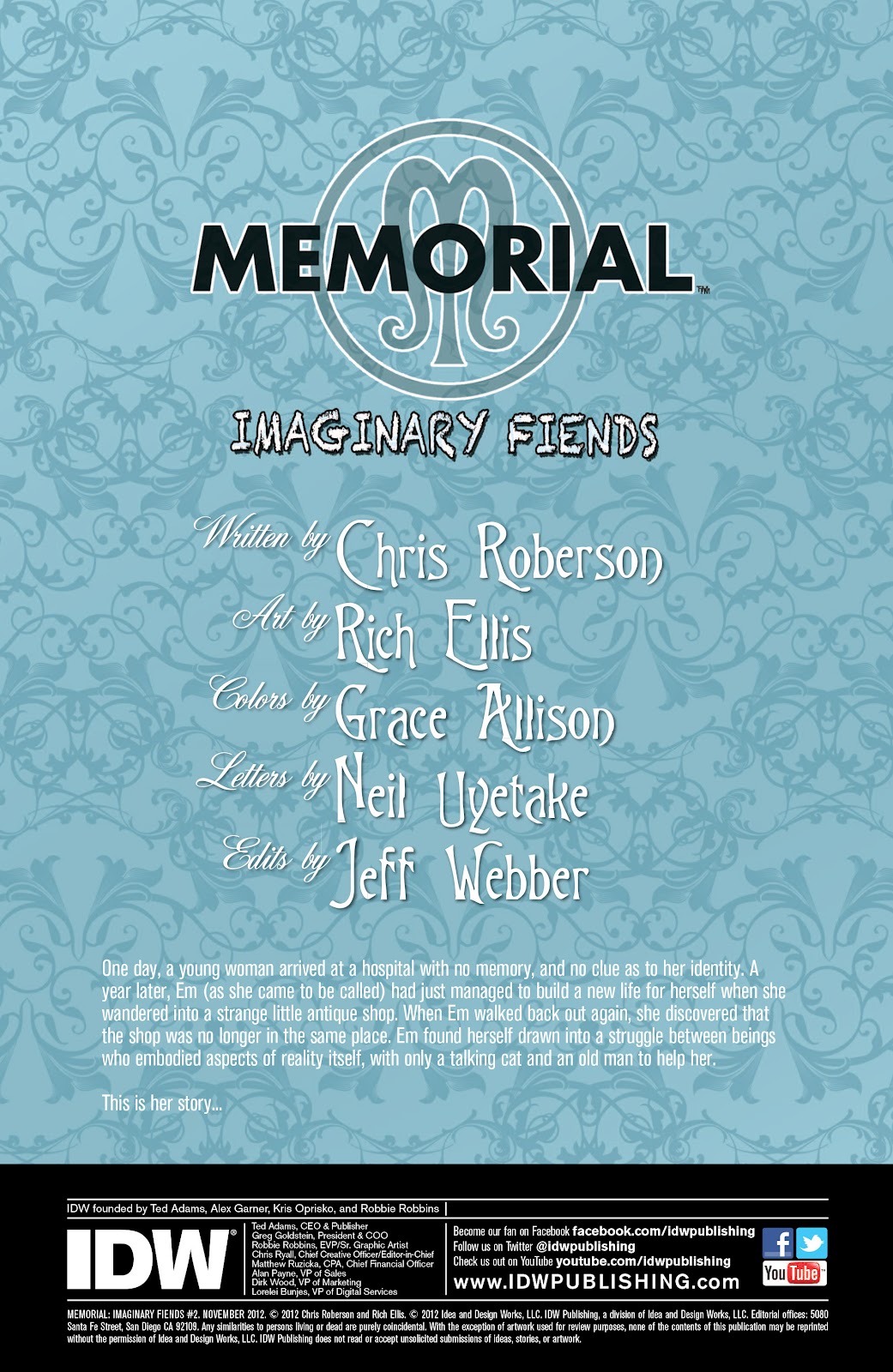 Memorial: Imaginary Fiends issue 2 - Page 2