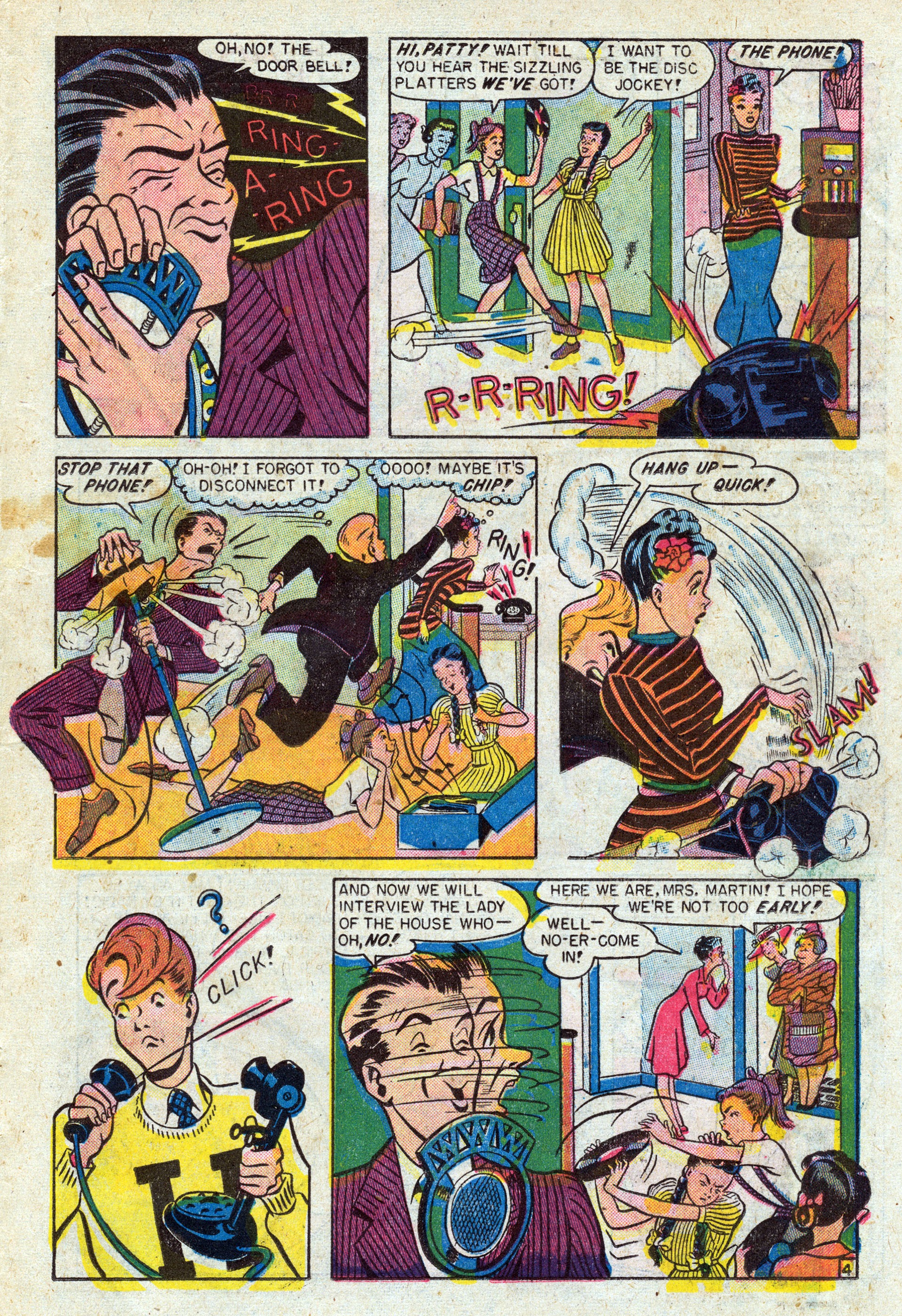 Read online Mitzi's Boy Friend comic -  Issue #4 - 15