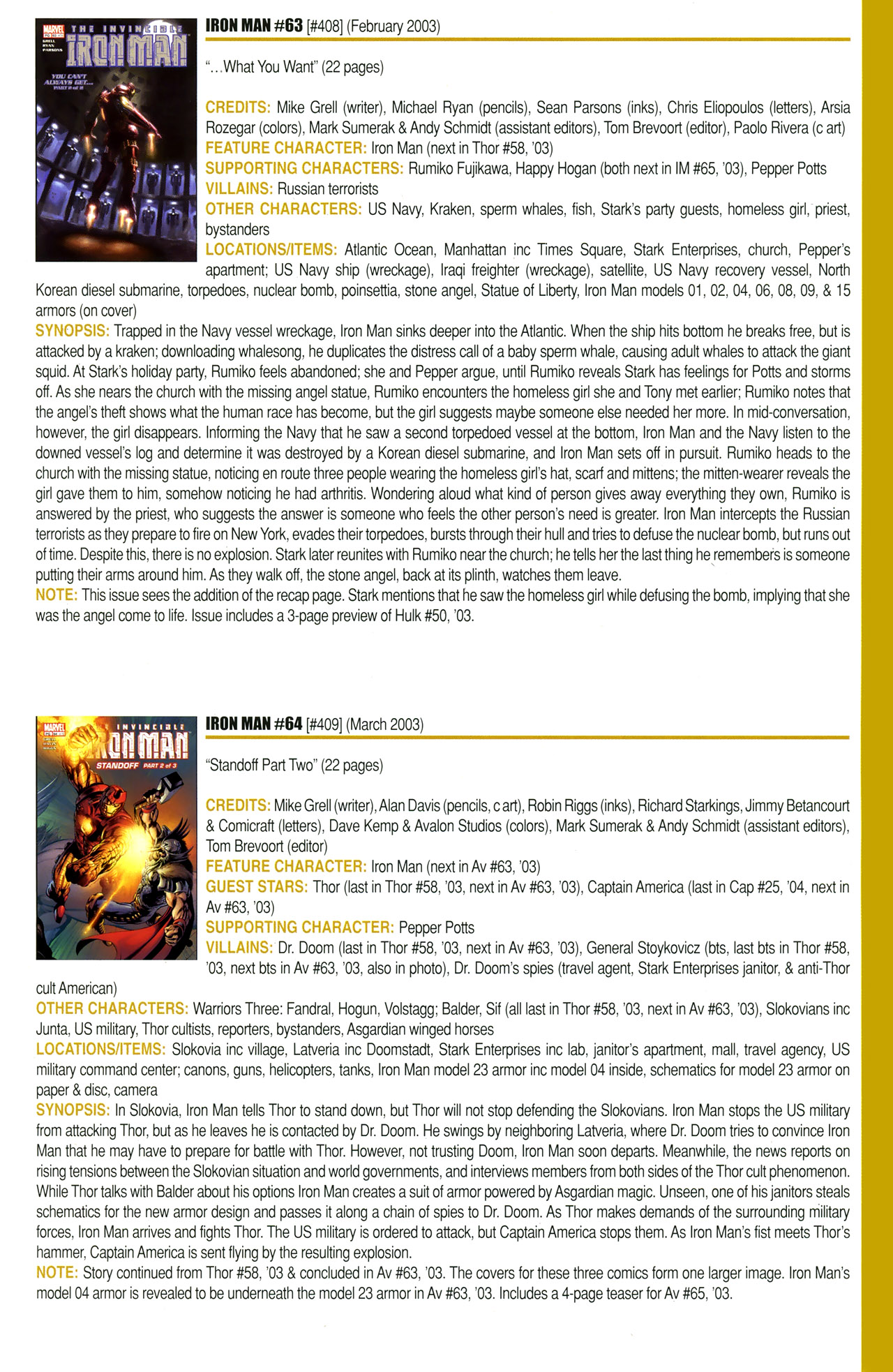Read online Official Index to the Marvel Universe comic -  Issue #11 - 39