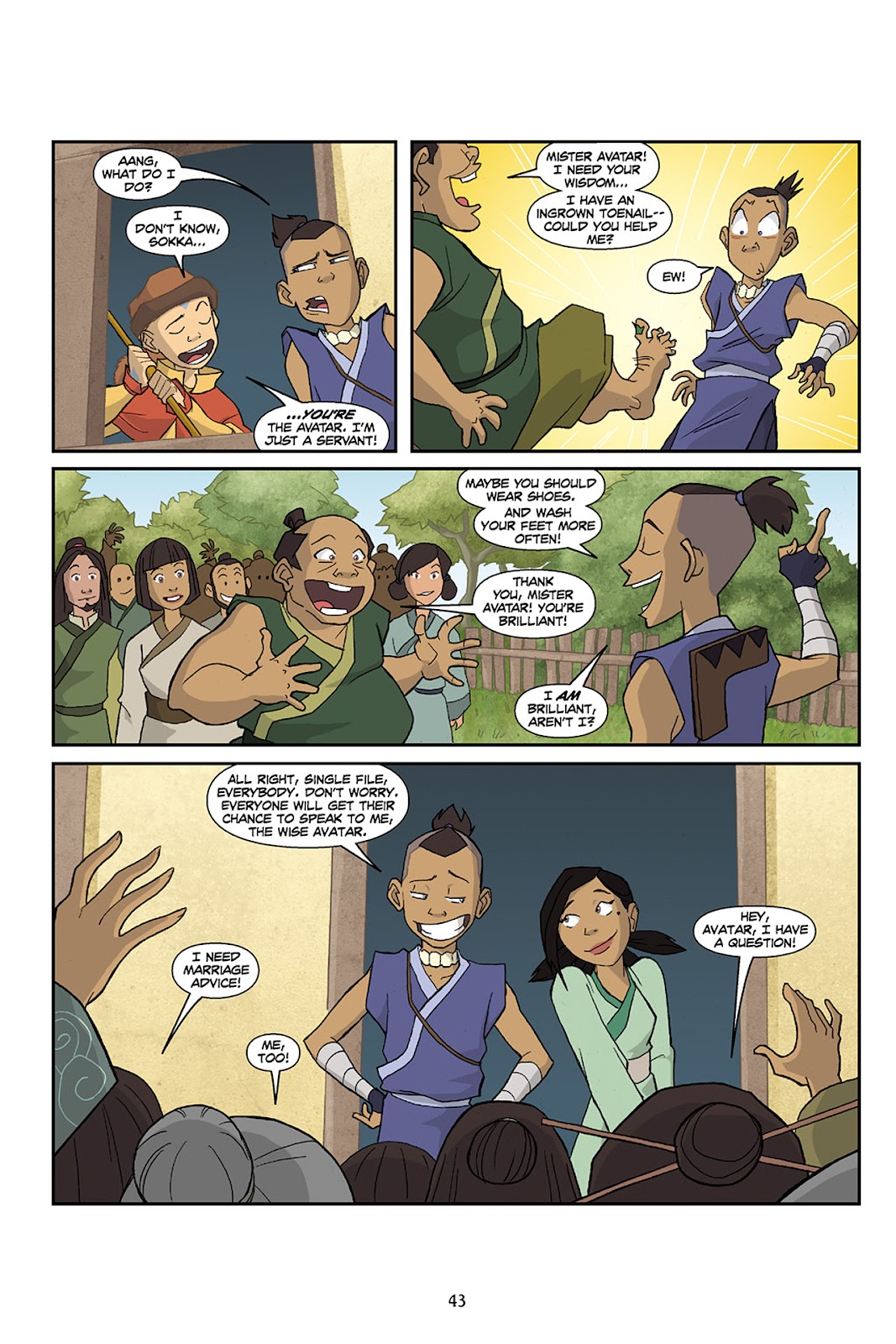 Nickelodeon Avatar: The Last Airbender - The Lost Adventures issue Full - Page 44